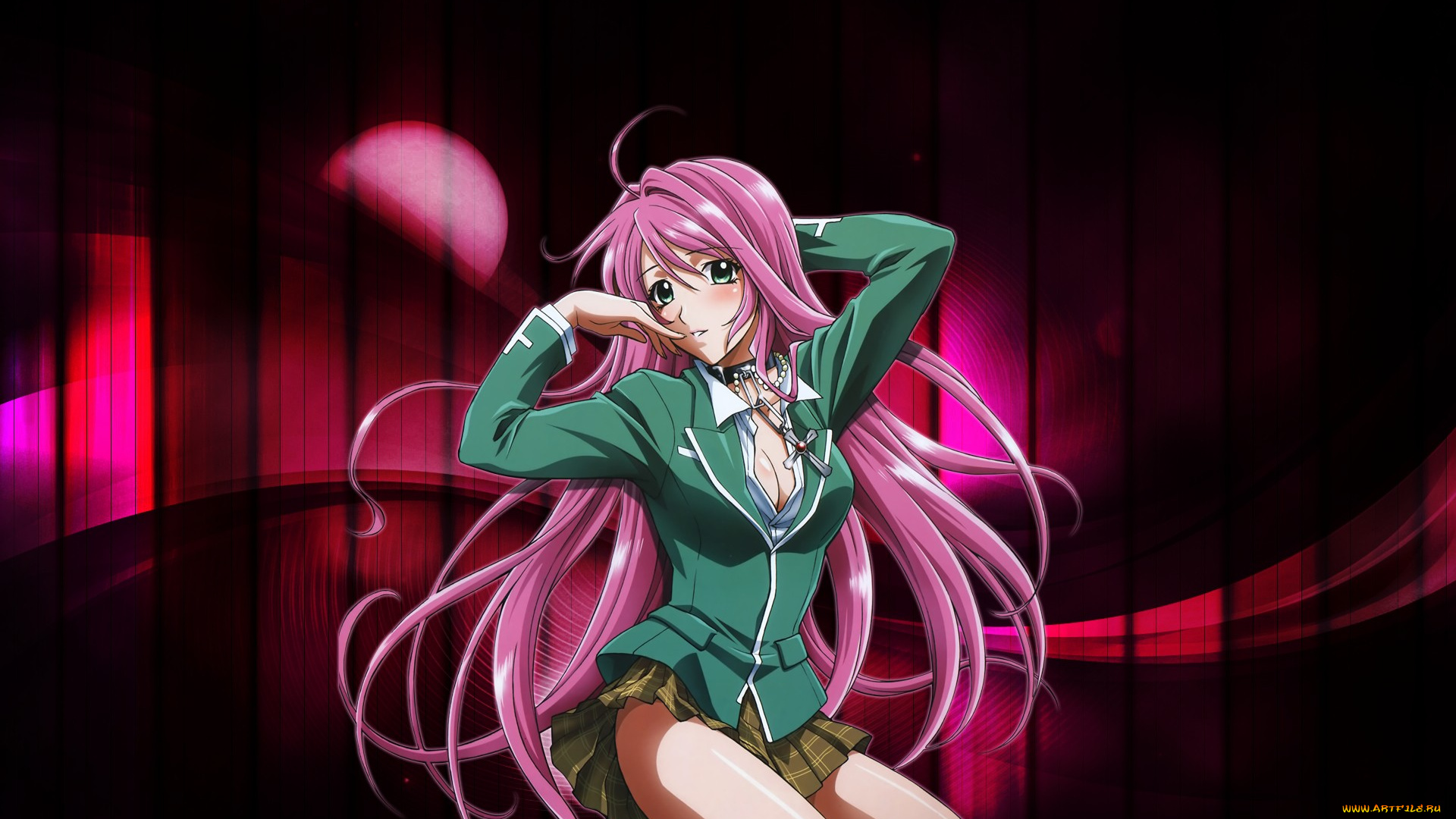 аниме, rosario, vampire