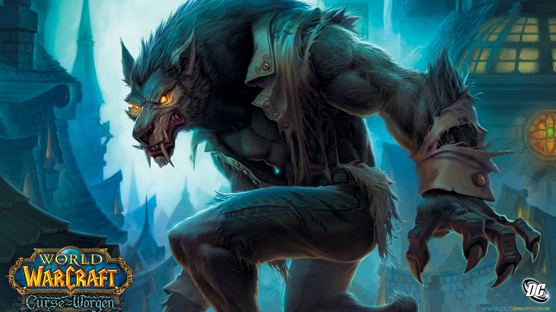 видео, игры, world, of, warcraft, curse, the, worgen