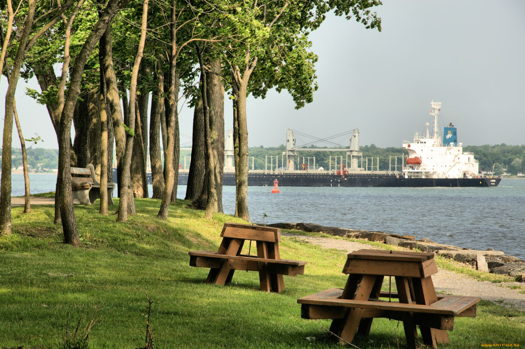 area, picnic, island, saint, quentin, природа, побережье, квебек