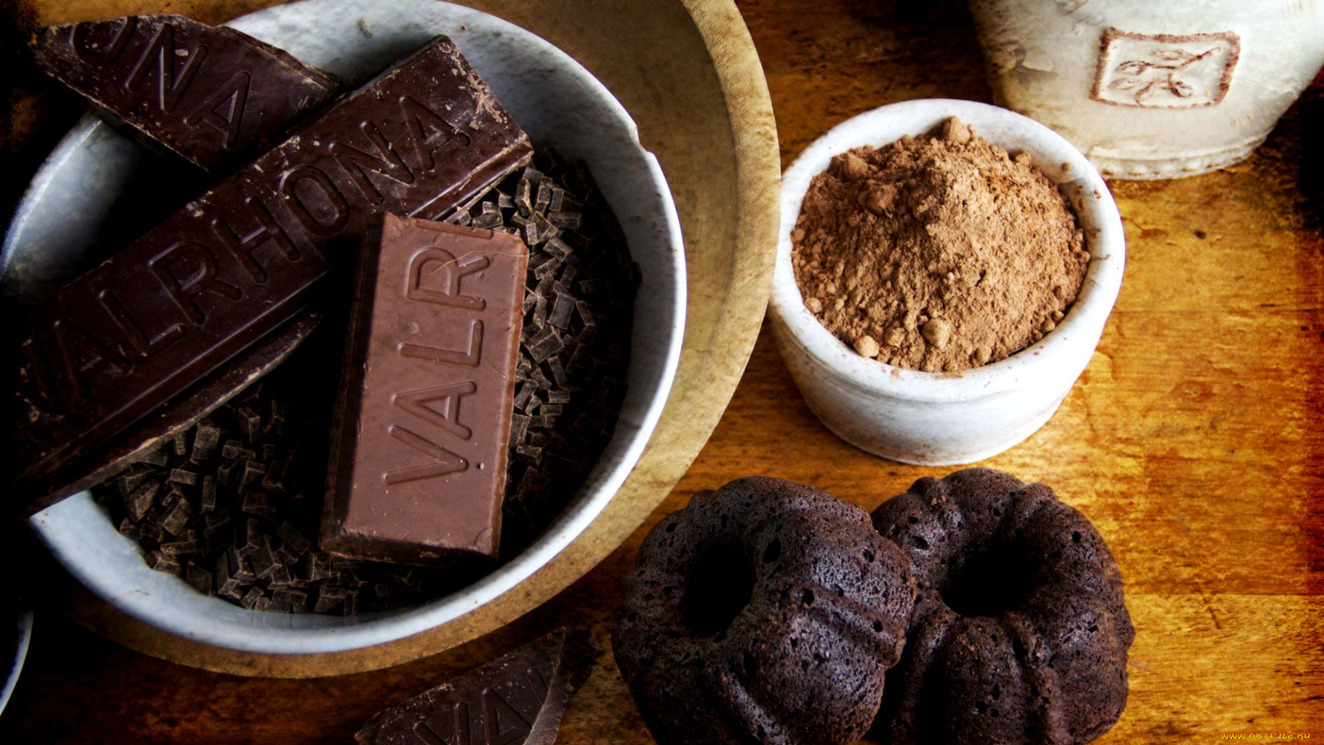 еда, конфеты, шоколад, сладости, кексы, какао