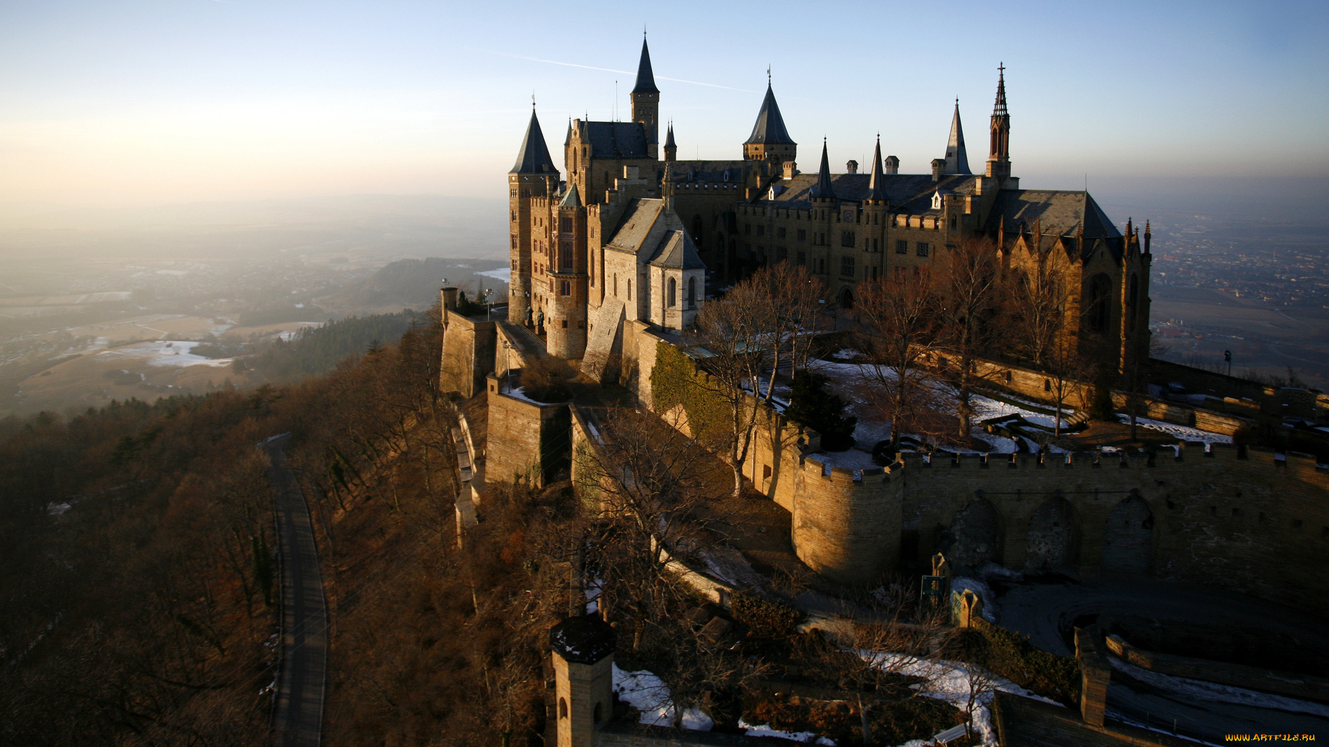 hohenzollern, castle, города, дворцы, замки, крепости, горы, замок