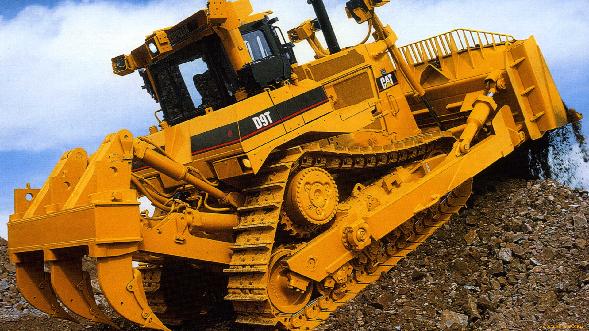 cat, d9t, техника, бульдозеры, buldozer
