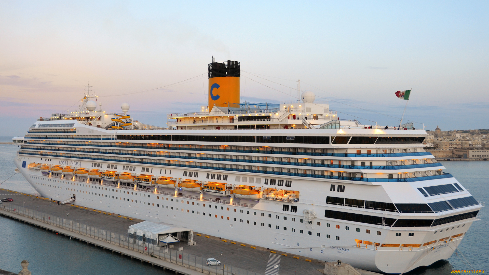 costa, magica, корабли, лайнеры, море, круиз, лайнер