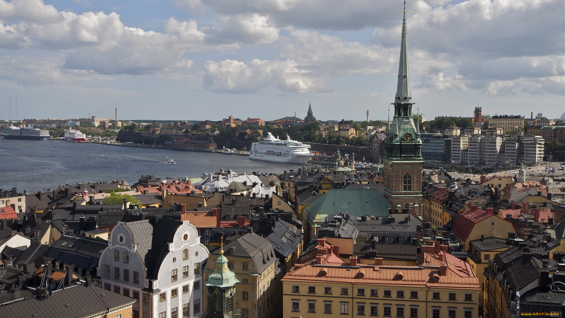 города, стокгольм, швеция