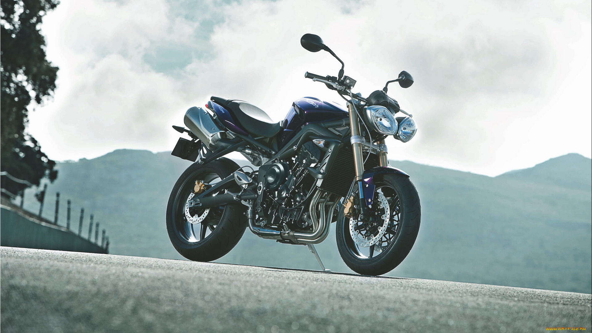 мотоциклы, triumph, motorcycle, street, triple, r