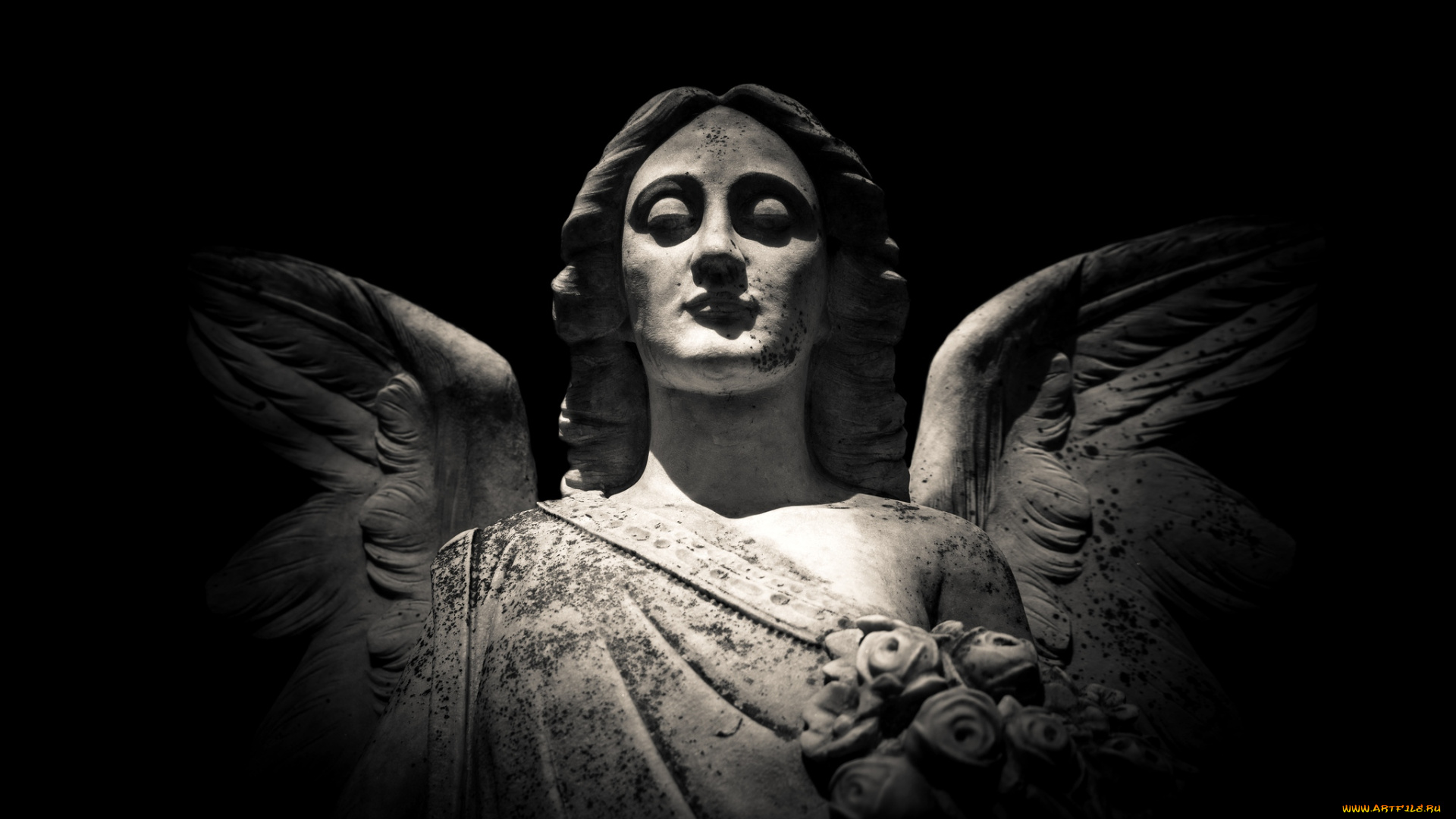 разное, рельефы, статуи, музейные, экспонаты, ангел, торжественно