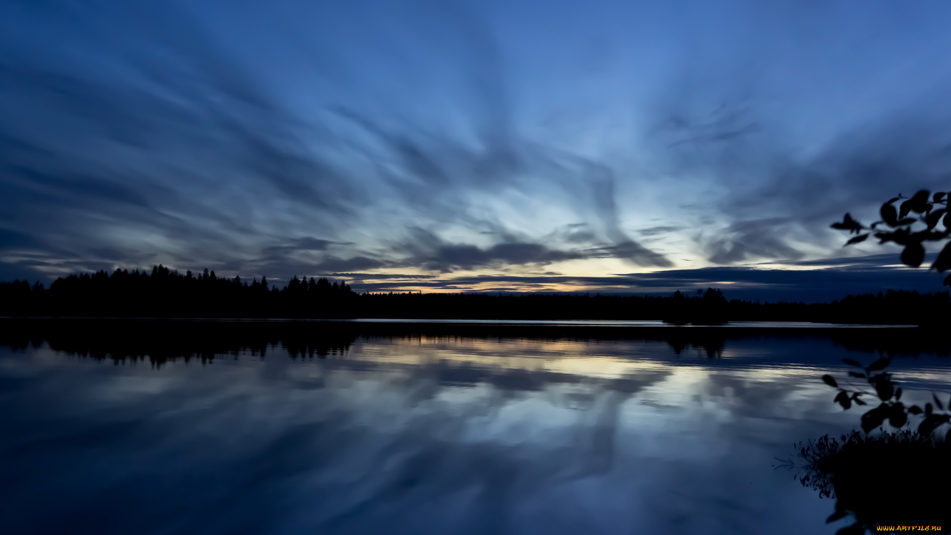 закат, природа, реки, озера, небо, свет, карелия, облака