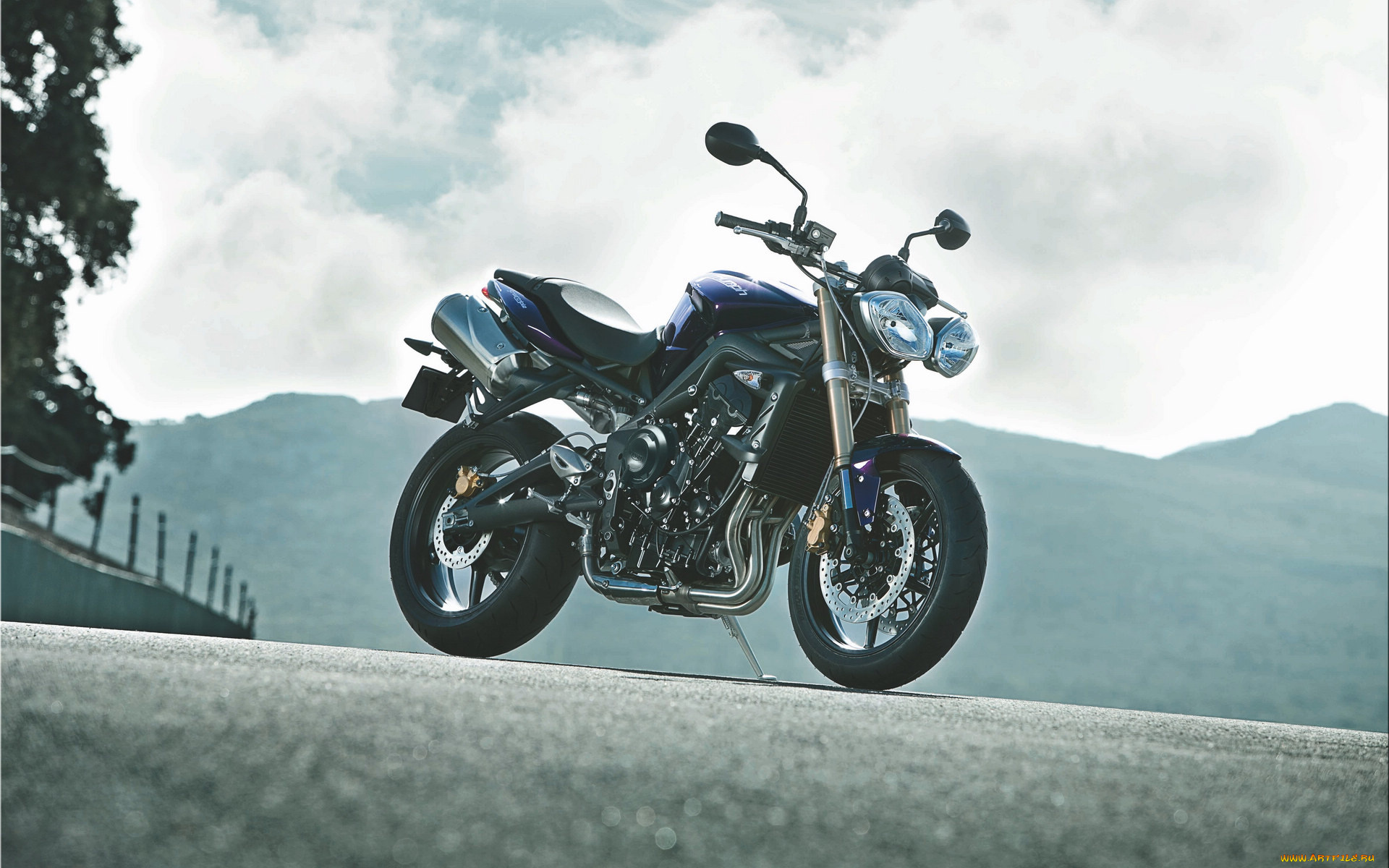 мотоциклы, triumph, motorcycle, street, triple, r