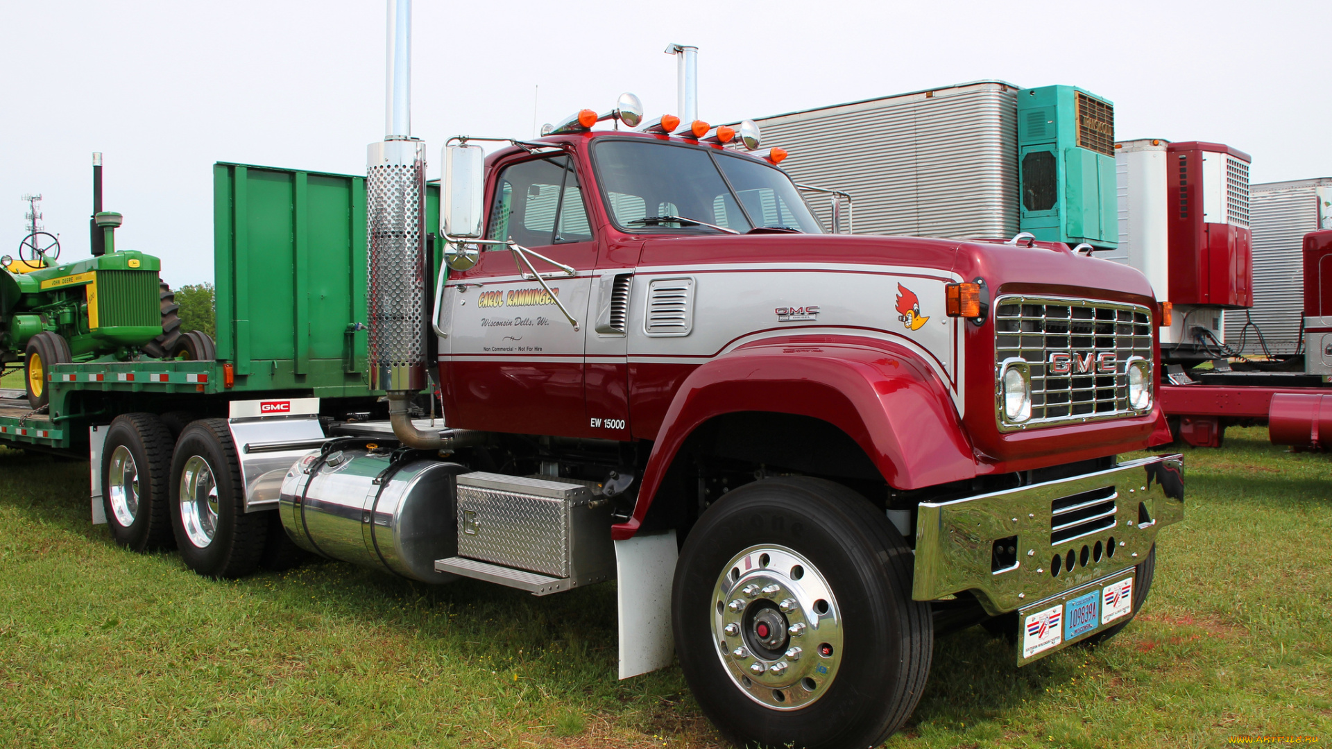 1973, gmc, truck, model, 9500, автомобили, gm-gmc, грузовик, прицеп, тяжёлый
