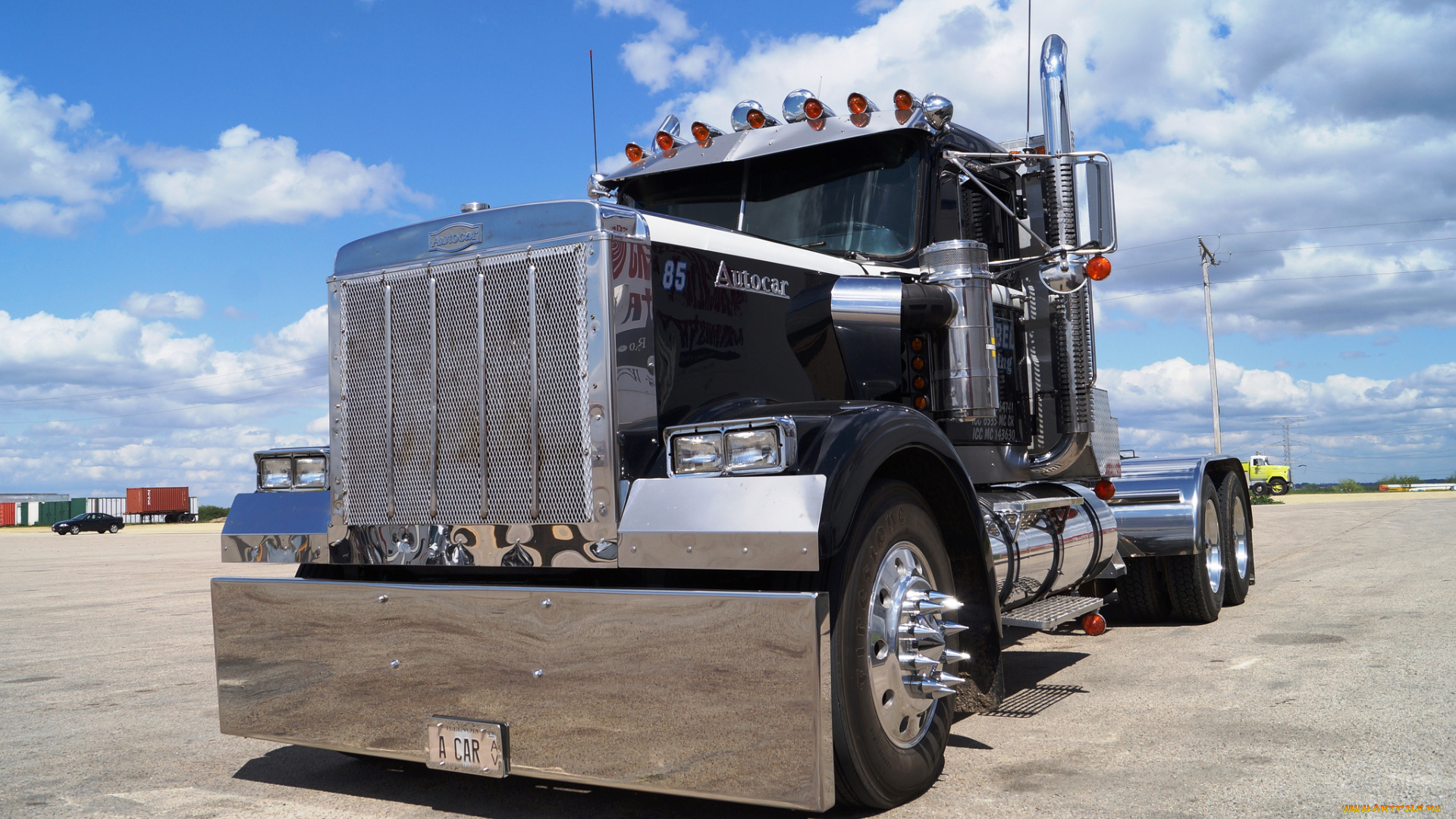 1985, autocar, truck, автомобили, autocar, седельный, грузовик, тяжёлый, тягач
