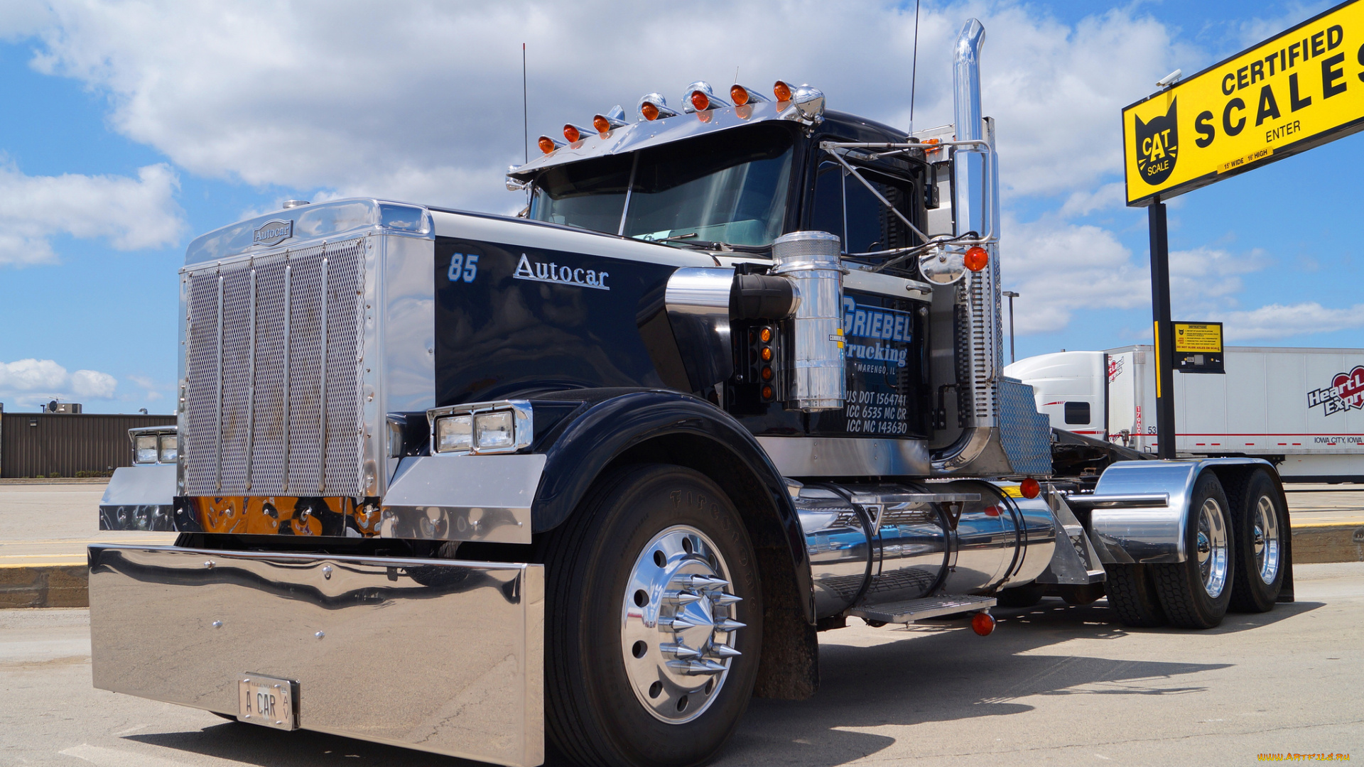 1985, autocar, truck, автомобили, autocar, седельный, грузовик, тяжёлый, тягач