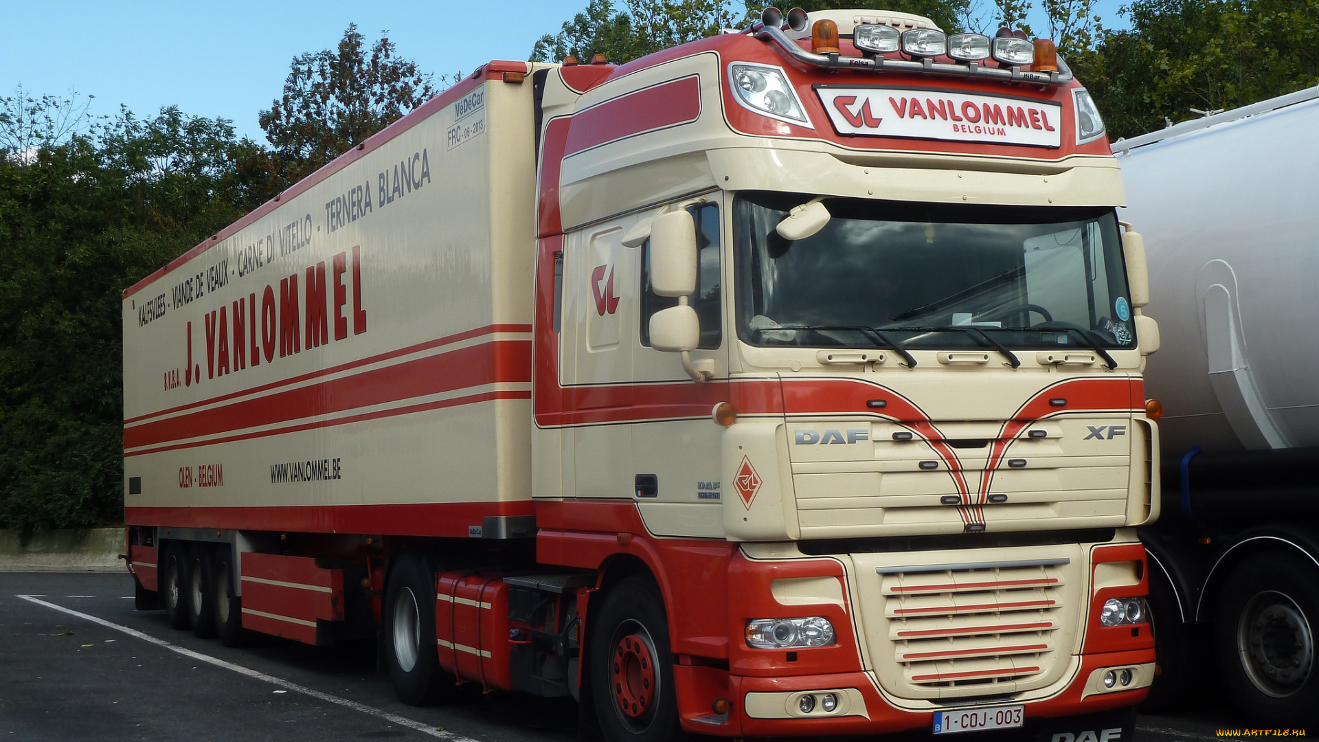 автомобили, daf, , выставка, улица, грузовик, контейнеровоз, тягач