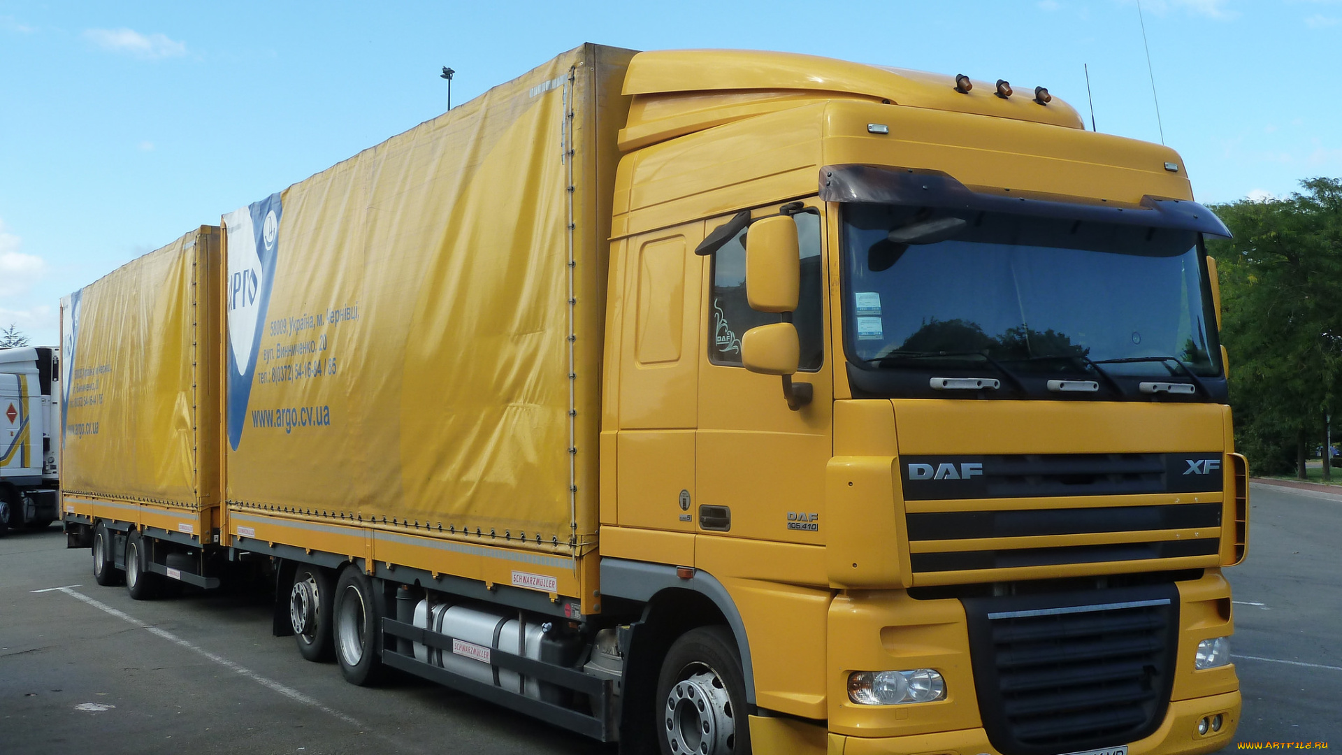 автомобили, daf, , выставка, улица, контейнеровоз, тягач, грузовик