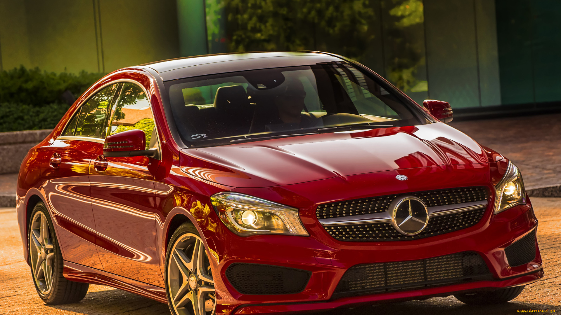 автомобили, mercedes-benz, amg, c117, красный, cla, 250, 2013, us-spec, package, sports