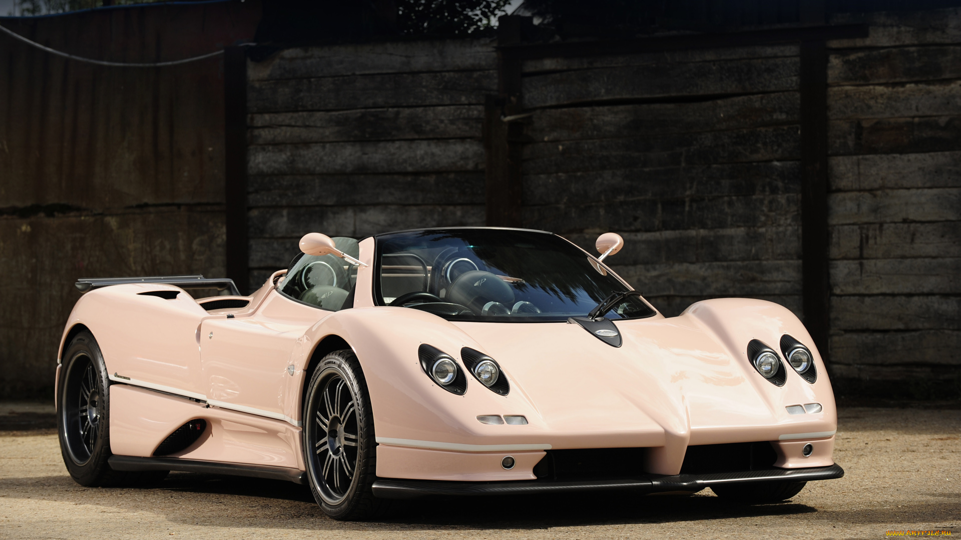 автомобили, pagani, pink