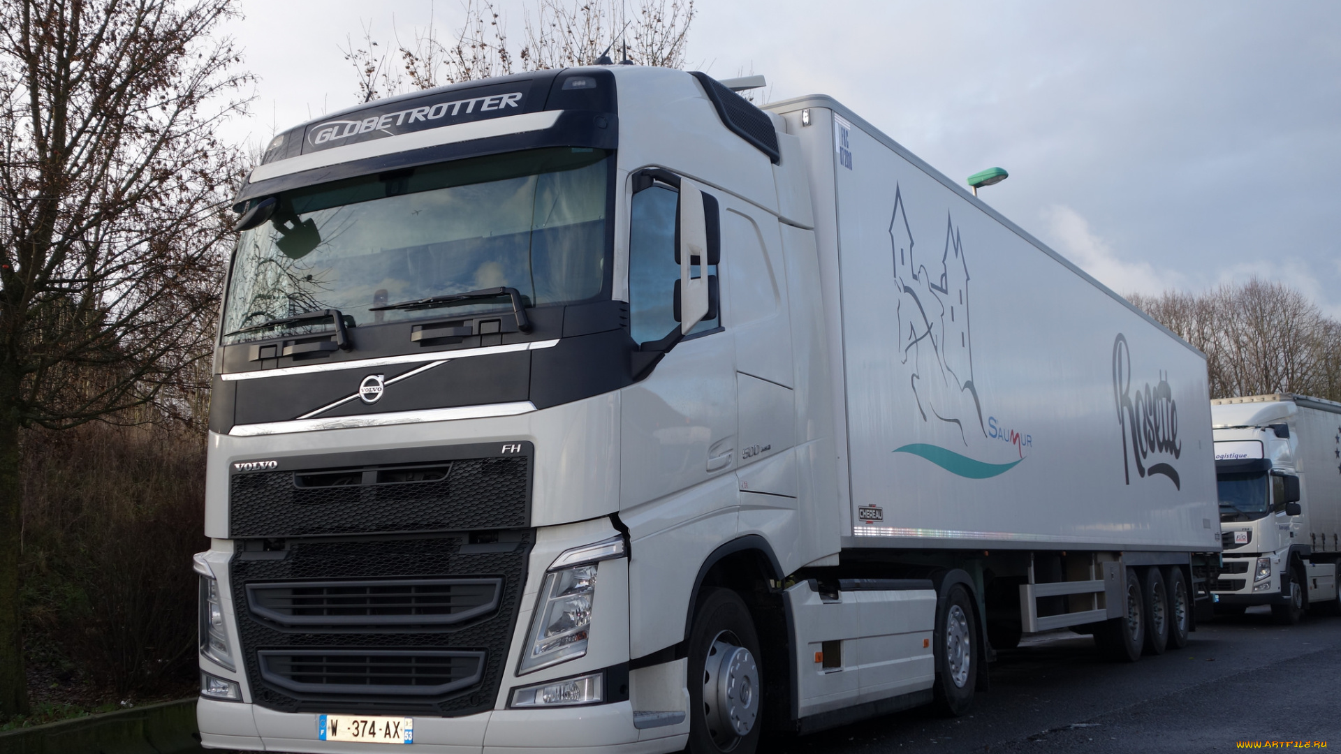 автомобили, volvo, trucks, , выставка, улица, тягач, контейнеровоз, грузовик