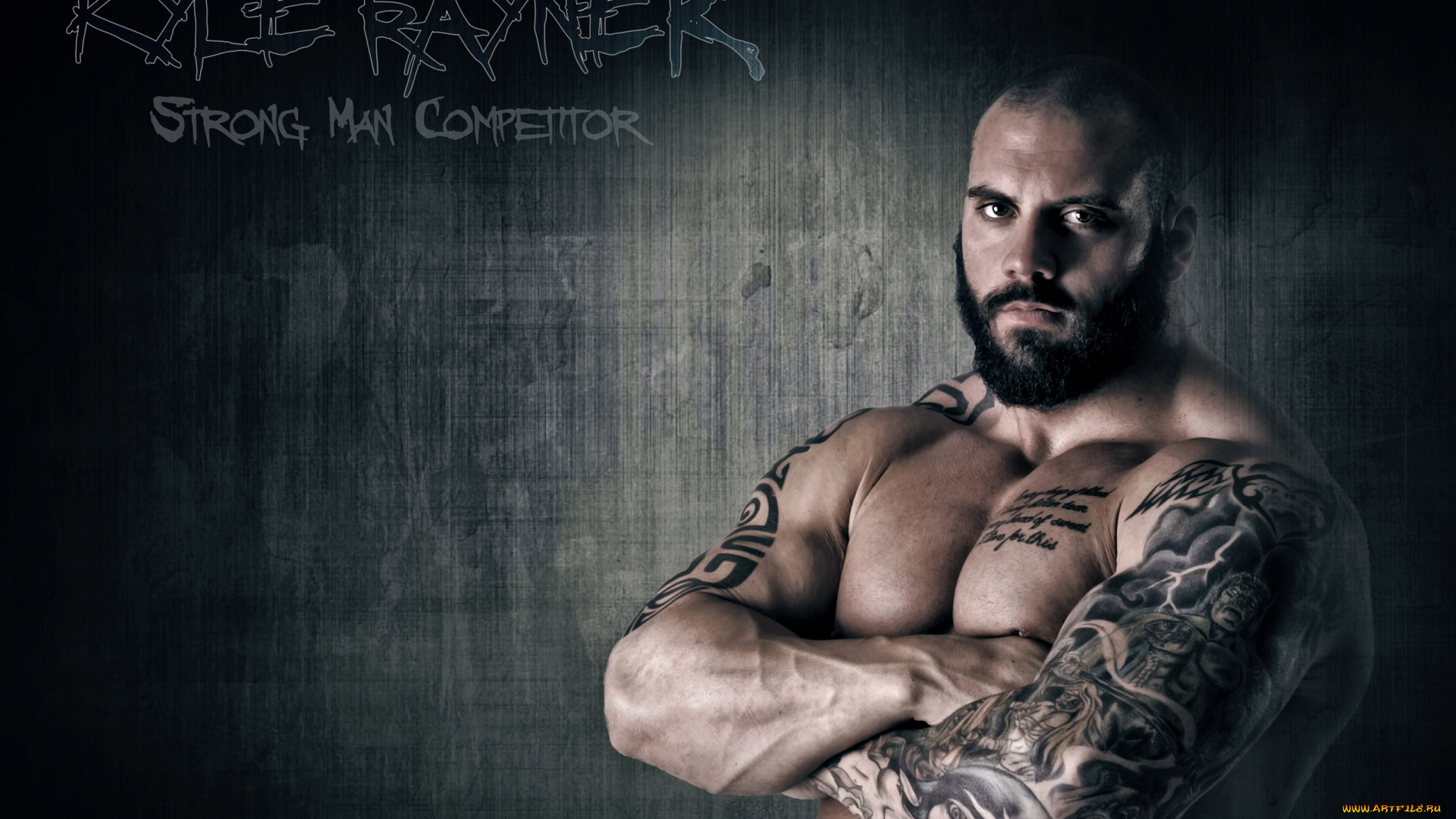 kyle, rayner, мужчины, -, unsort, kyle, rayner, борода, тату, силач, атлет