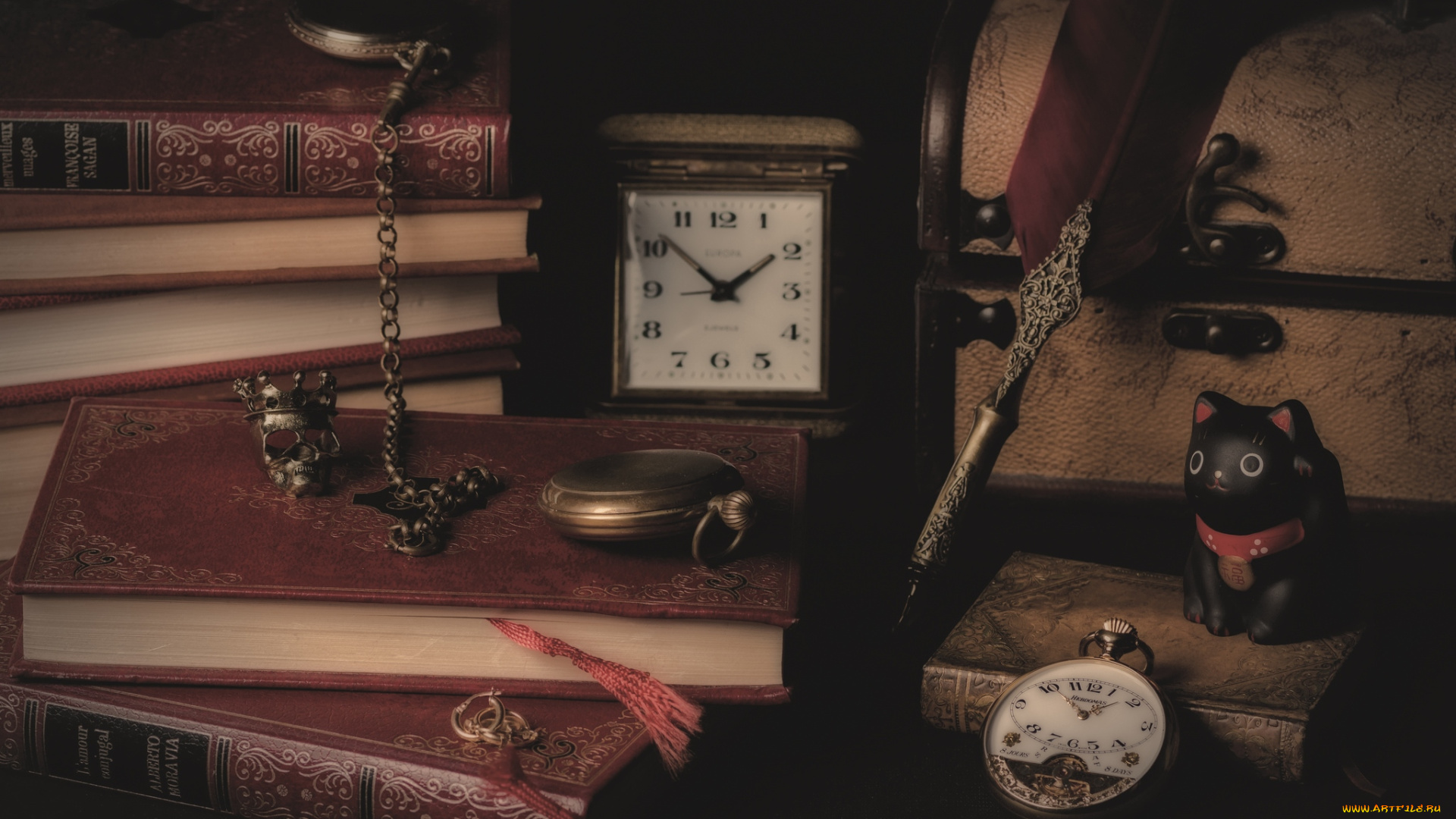 разное, канцелярия, , книги, часы, книги