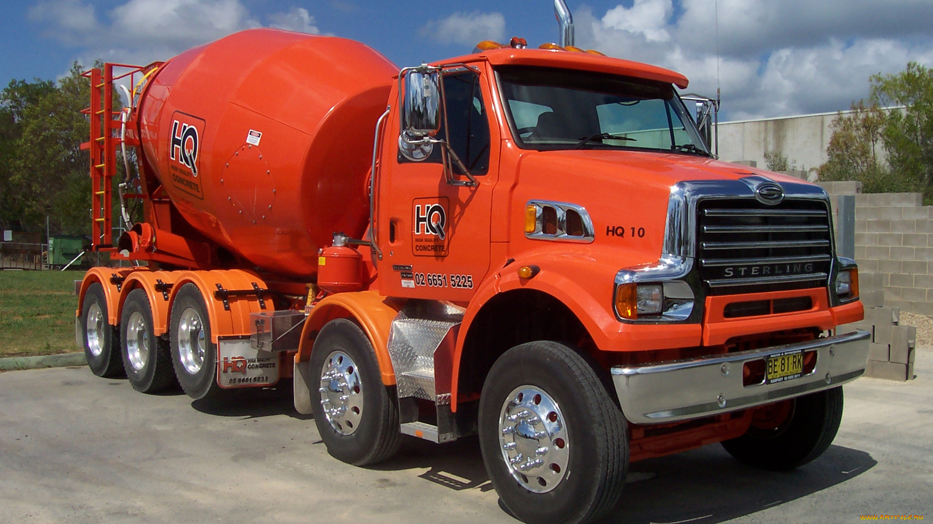 sterling, concrete, agitator, автомобили, sterling, тягач, седельный, грузовик, тяжёлый