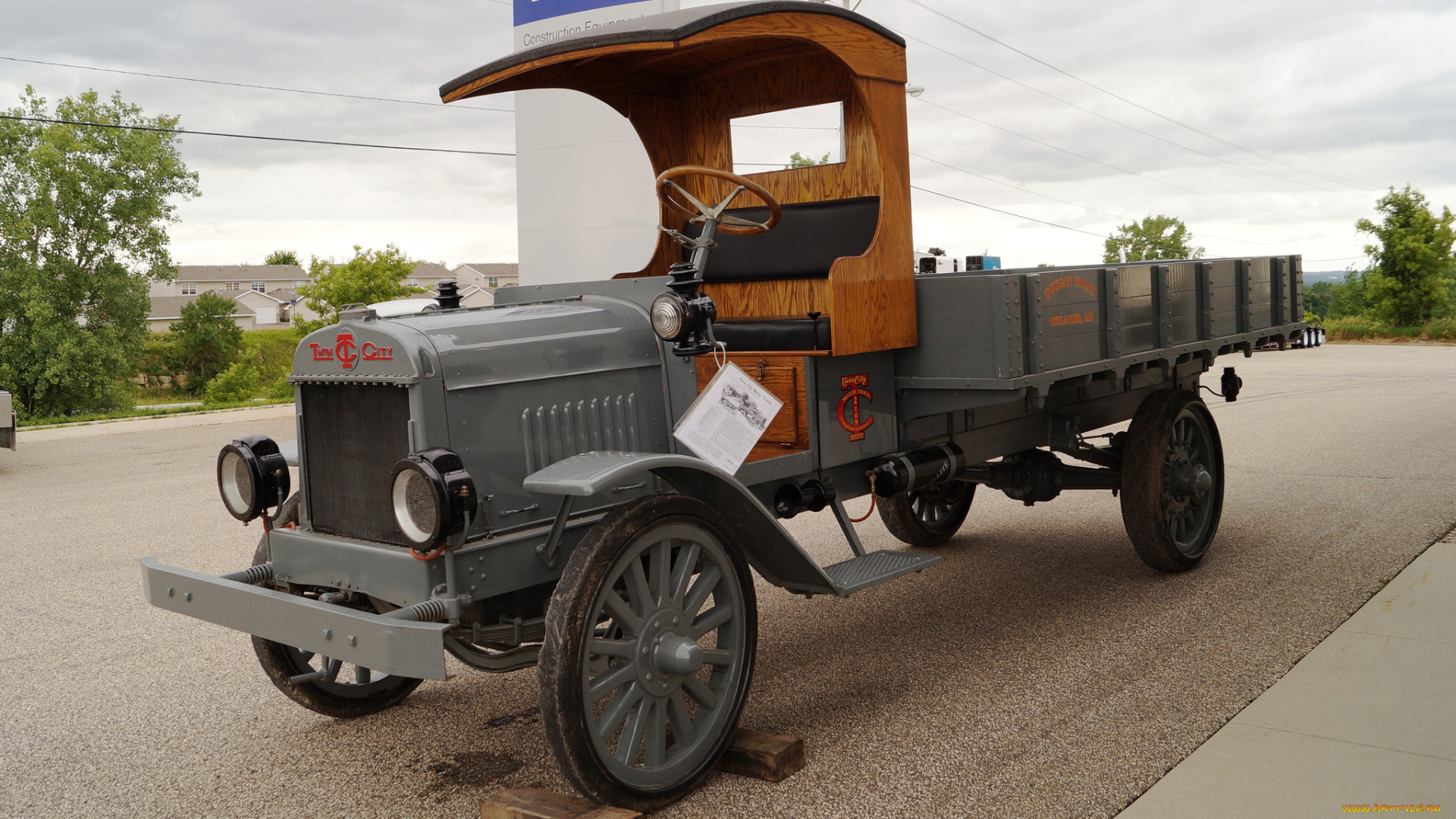 twin, city, motor, truck, автомобили, грузовики, история, ретро, грузовик