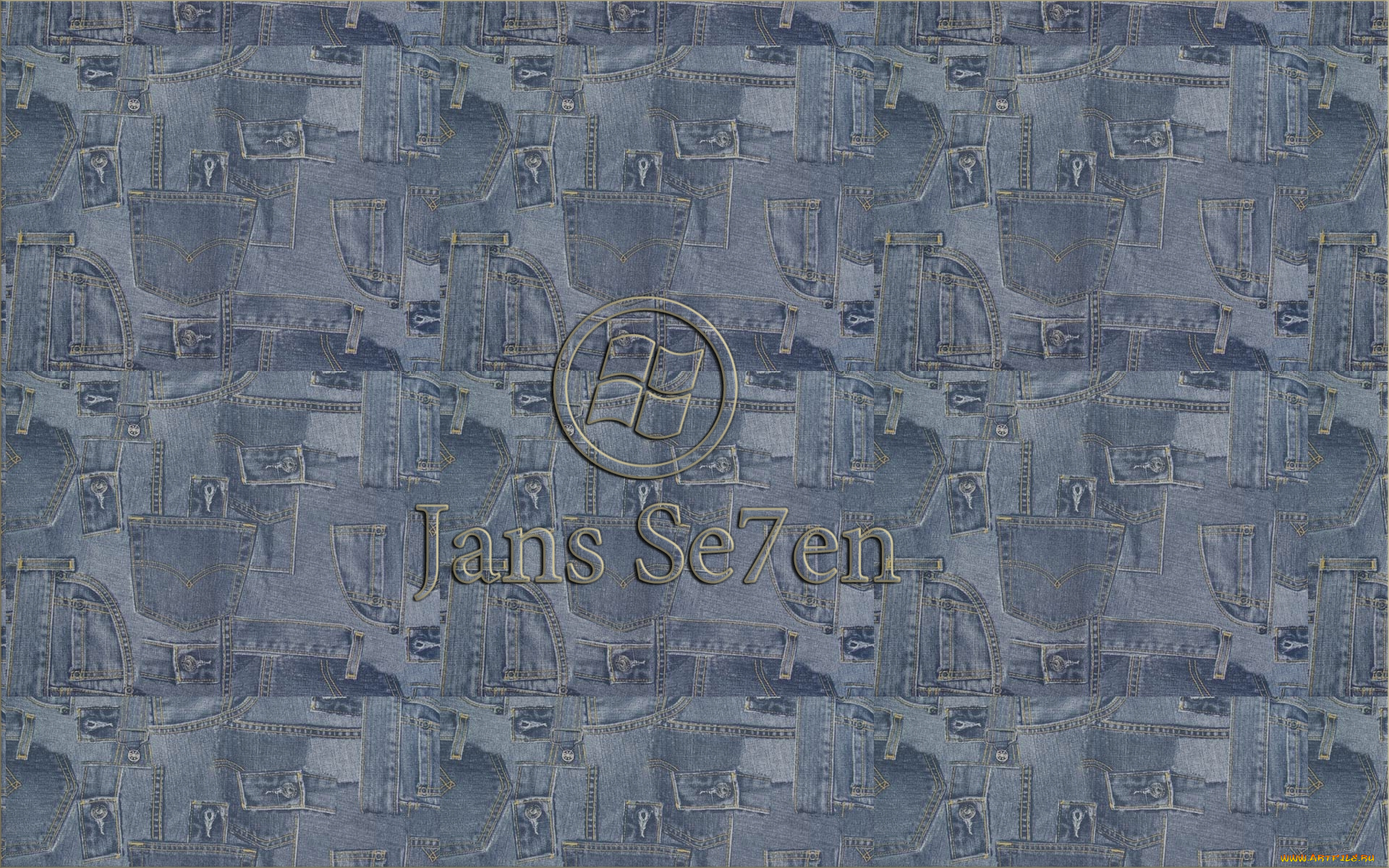 компьютеры, windows, 7, , vienna, логотип, фон, операционная, система