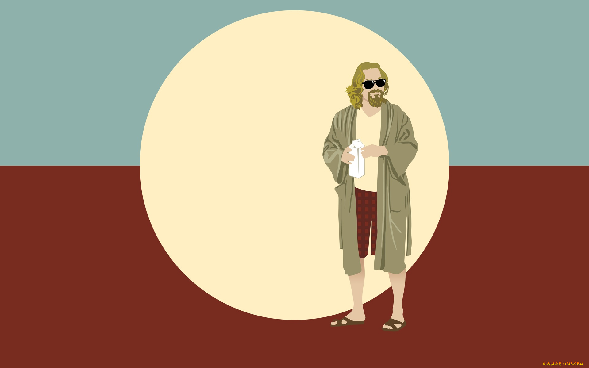 рисованные, минимализм, мужчина, шар