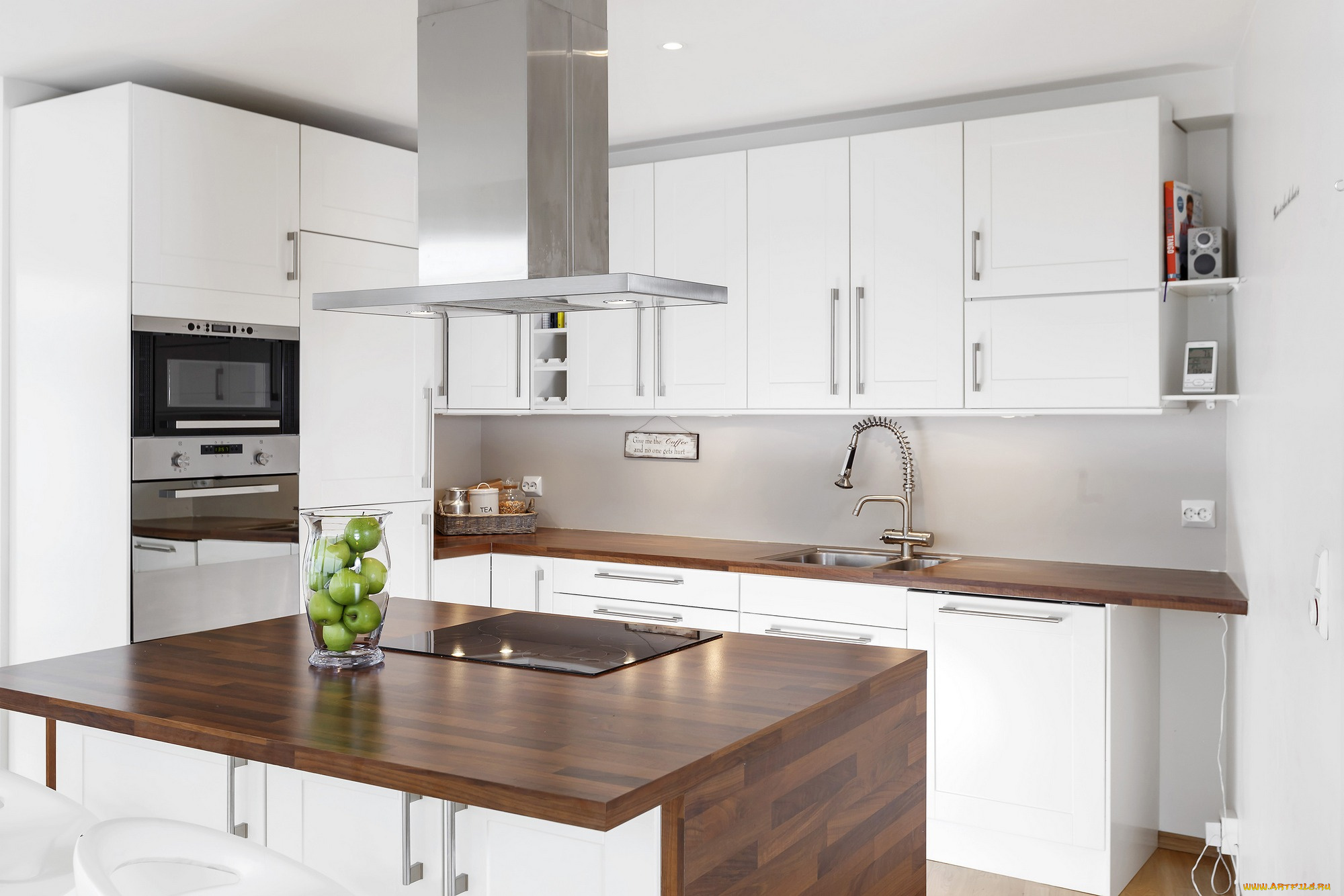 интерьер, кухня, стулья, стол