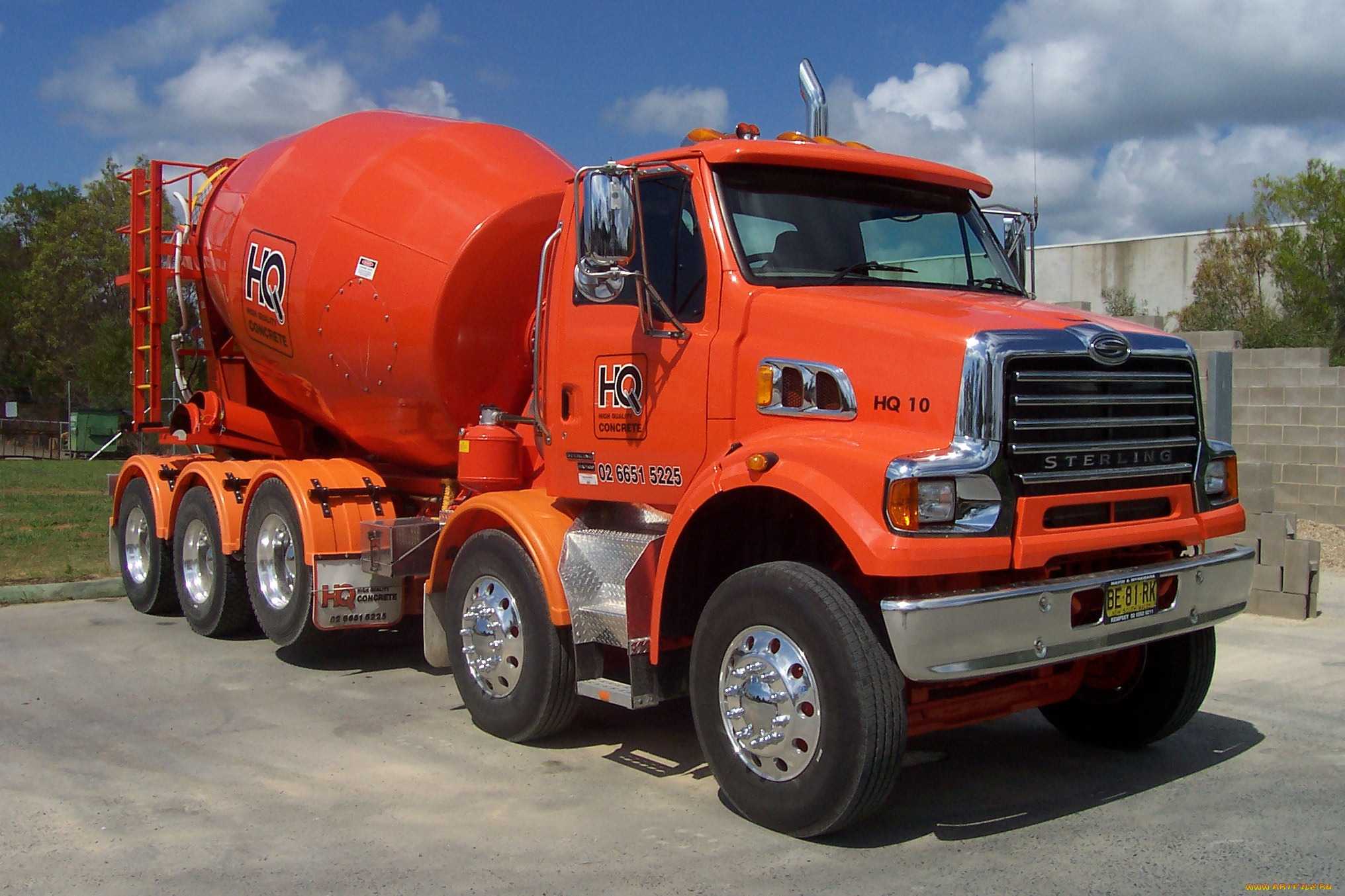 sterling, concrete, agitator, автомобили, sterling, тягач, седельный, грузовик, тяжёлый