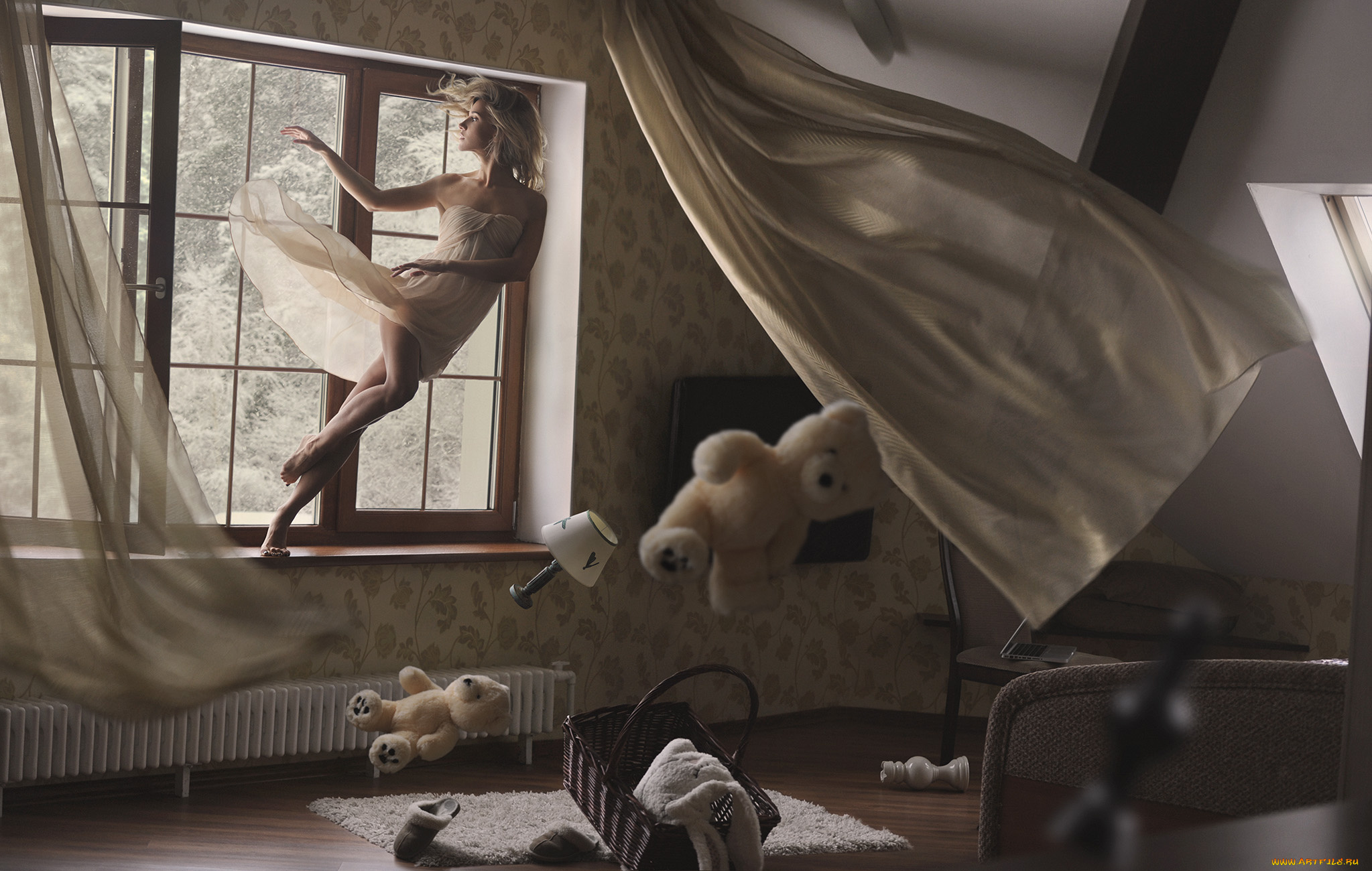 разное, компьютерный, дизайн, окно, невесомость