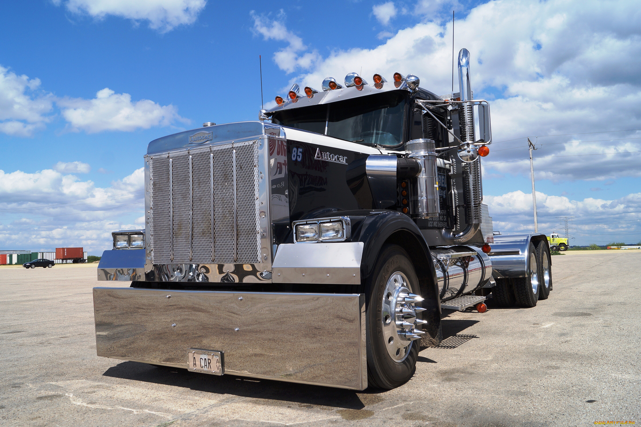 1985, autocar, truck, автомобили, autocar, седельный, грузовик, тяжёлый, тягач
