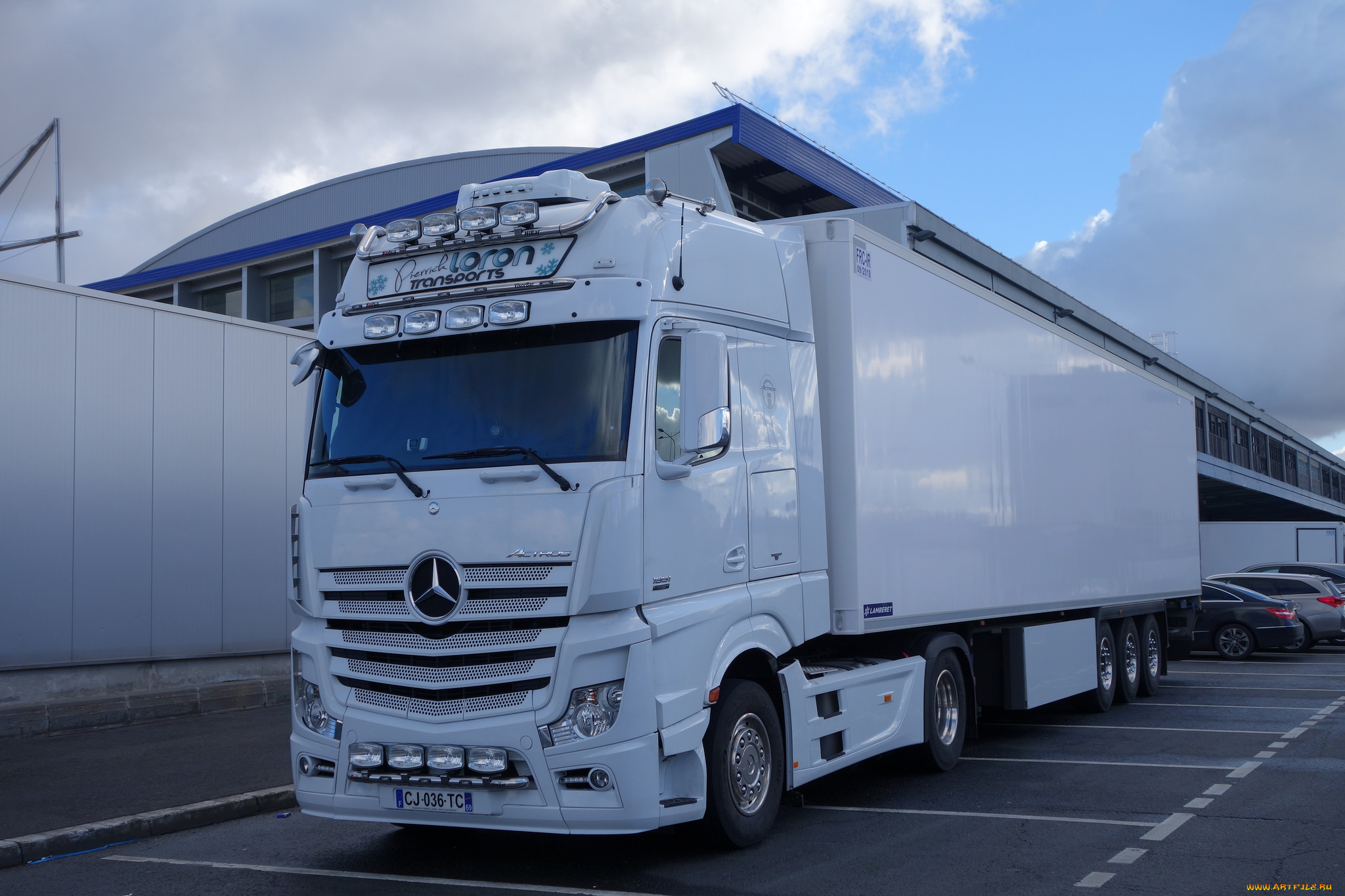 автомобили, mercedes, trucks, грузовик, тягач, контейнеровоз