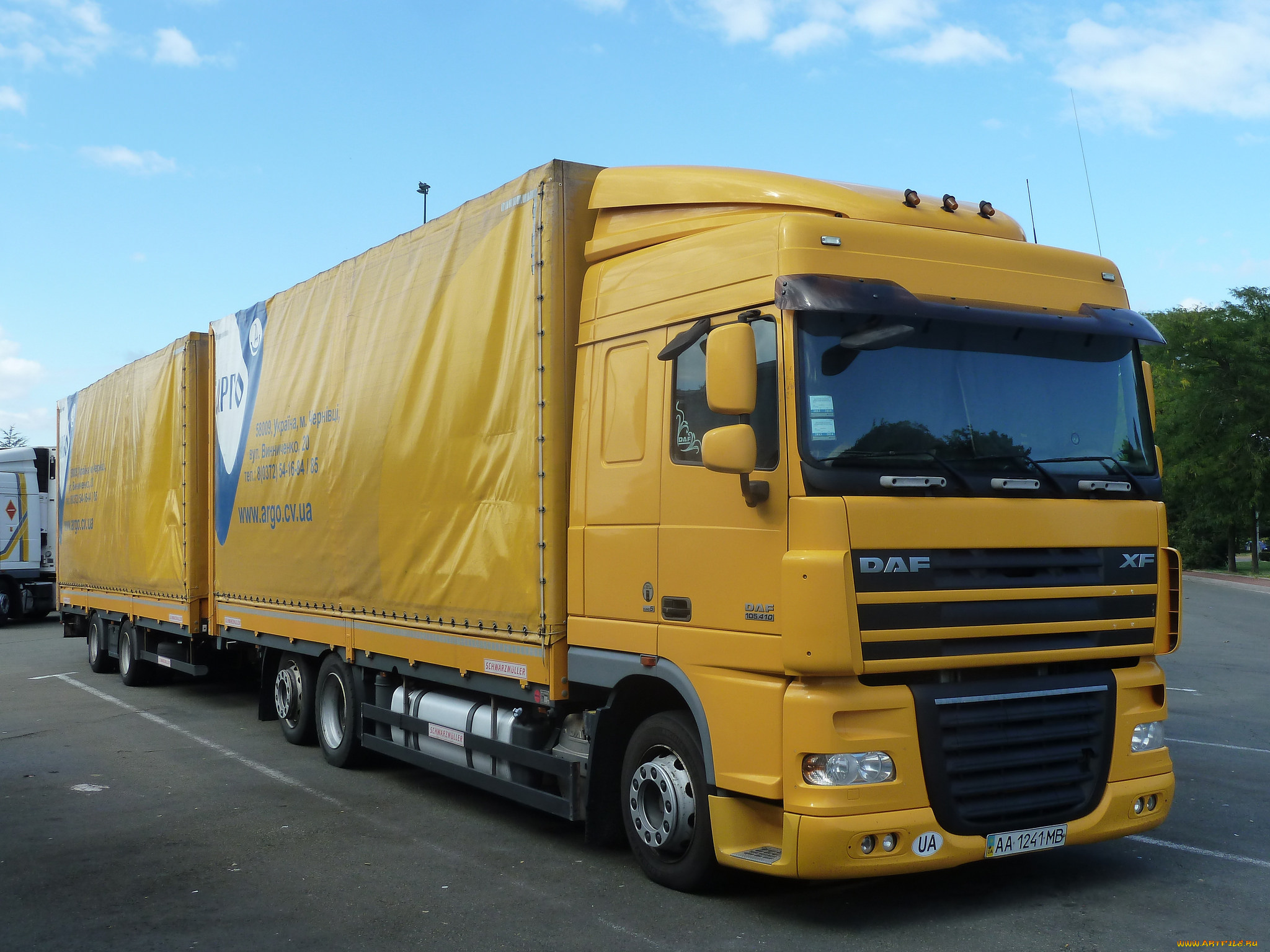 автомобили, daf, , выставка, улица, контейнеровоз, тягач, грузовик