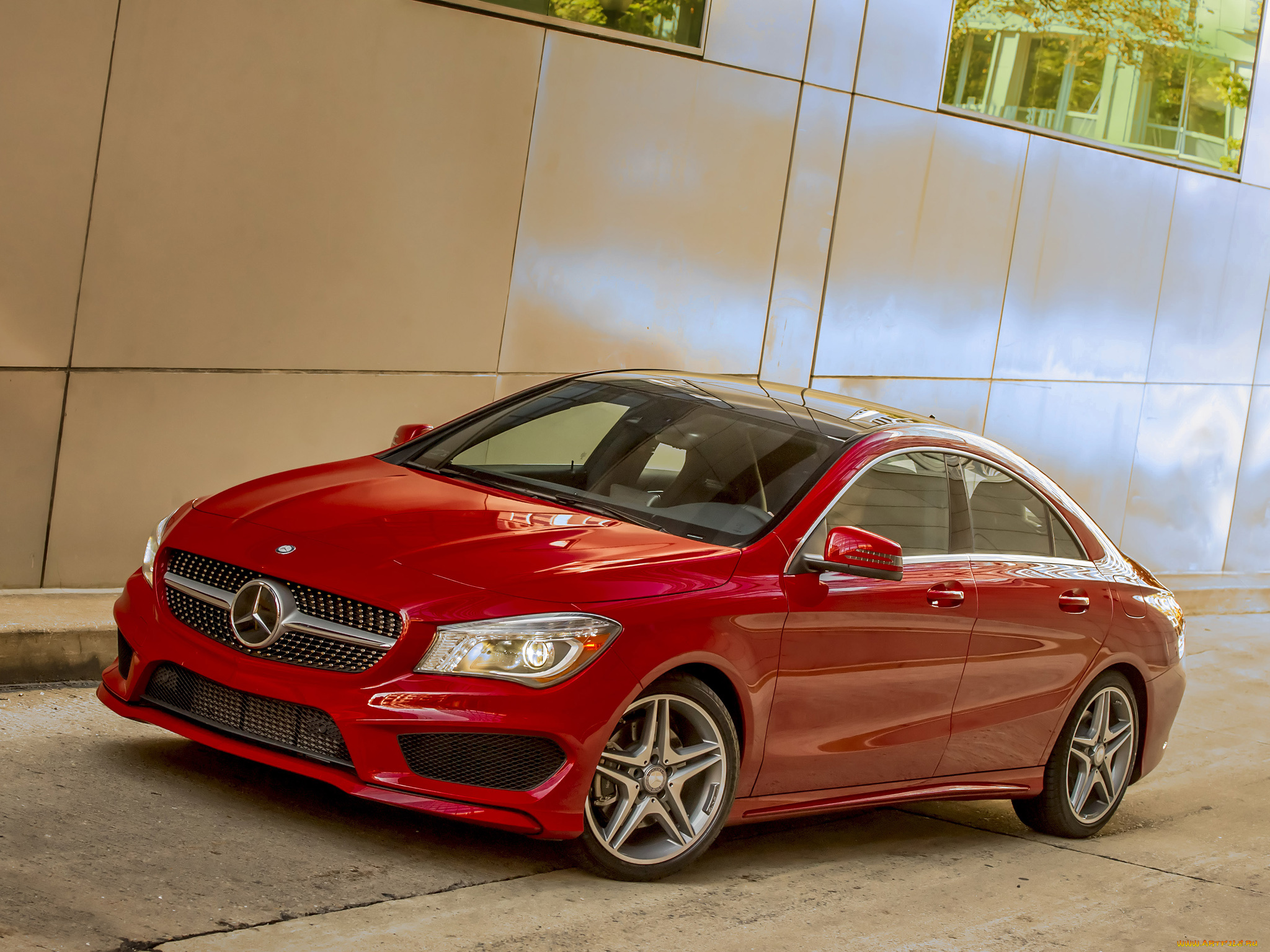 автомобили, mercedes-benz, красный, 2013, c117, us-spec, package, sports, cla, 250, amg