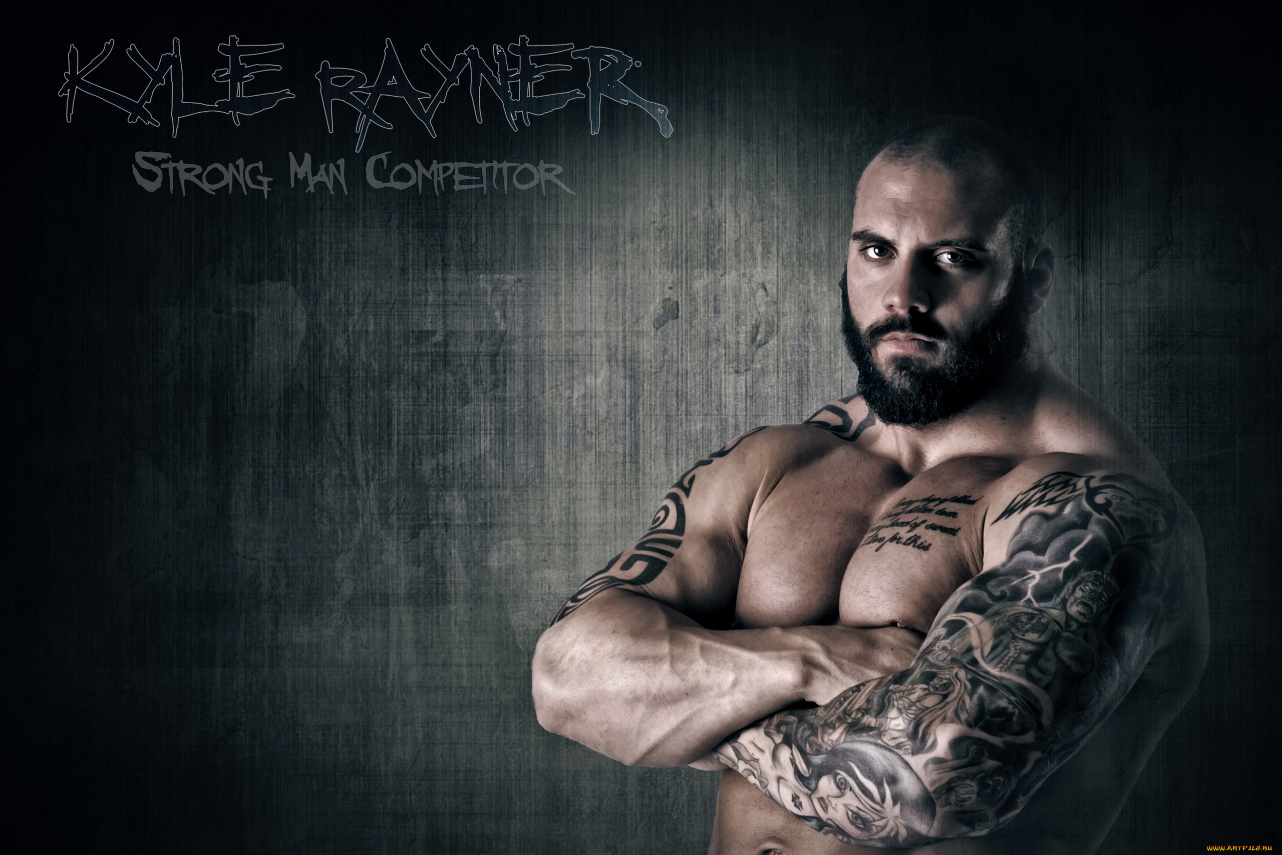 kyle, rayner, мужчины, -, unsort, kyle, rayner, борода, тату, силач, атлет