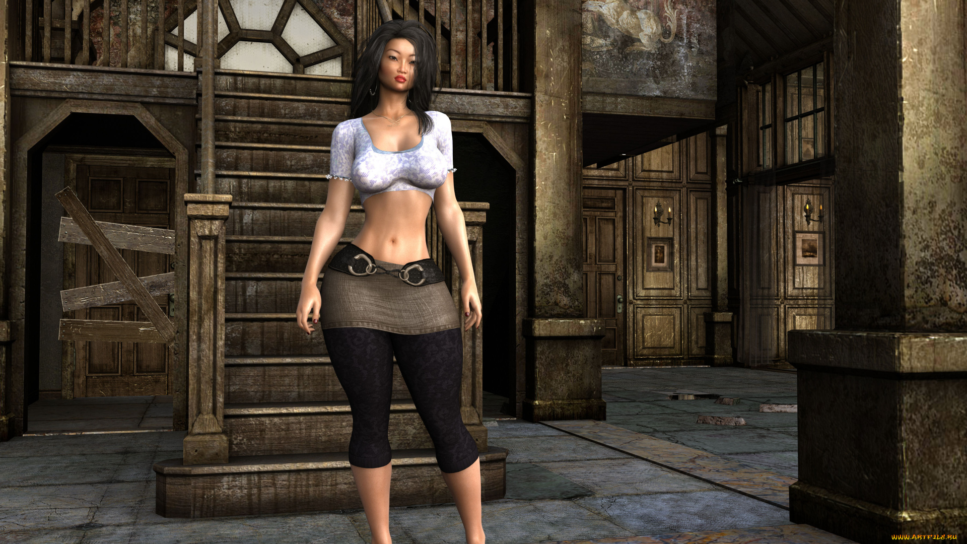 3д, графика, люди, , people, девушка, фон, взгляд