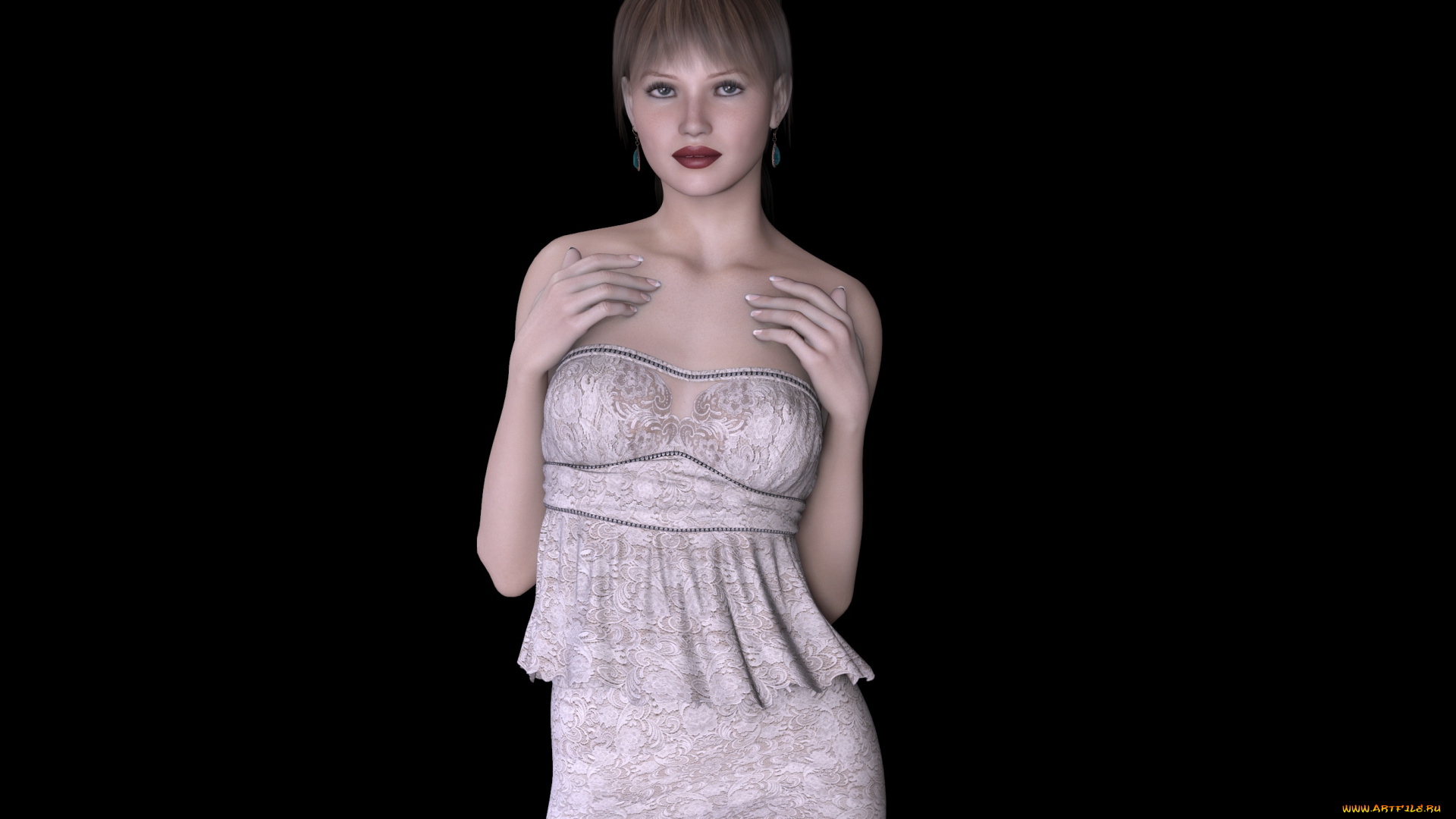 3д, графика, люди, , people, фон, взгляд, девушка