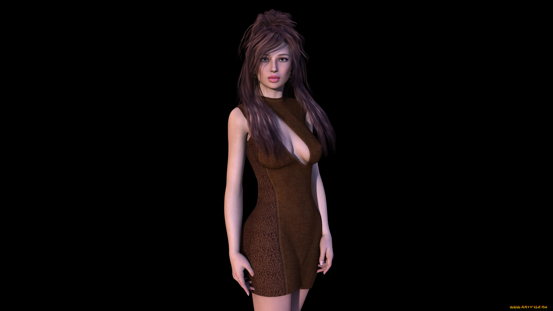 3д, графика, люди, , people, фон, взгляд, девушка