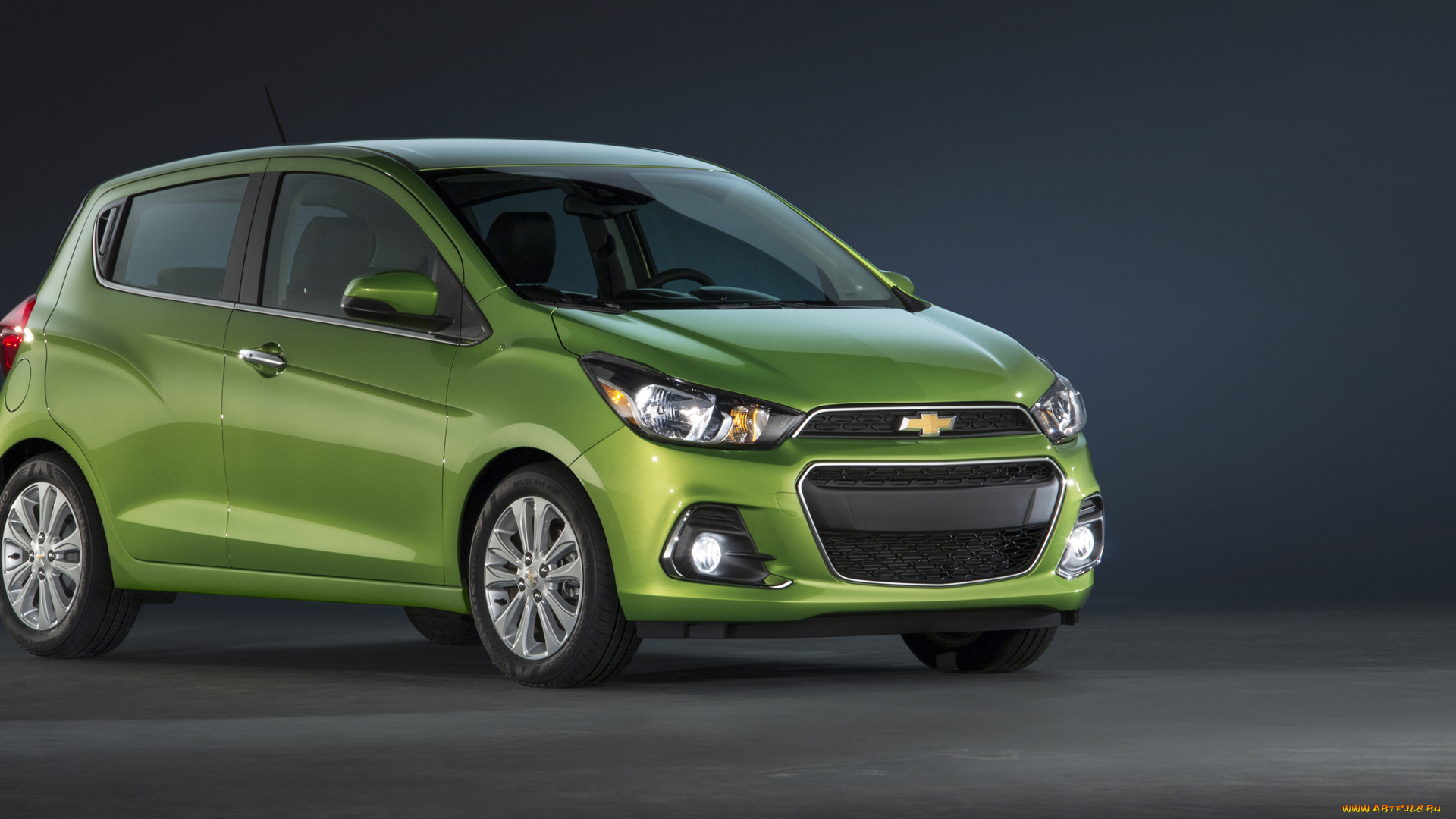 автомобили, chevrolet, spark, 2016, г, зеленый, us-spec