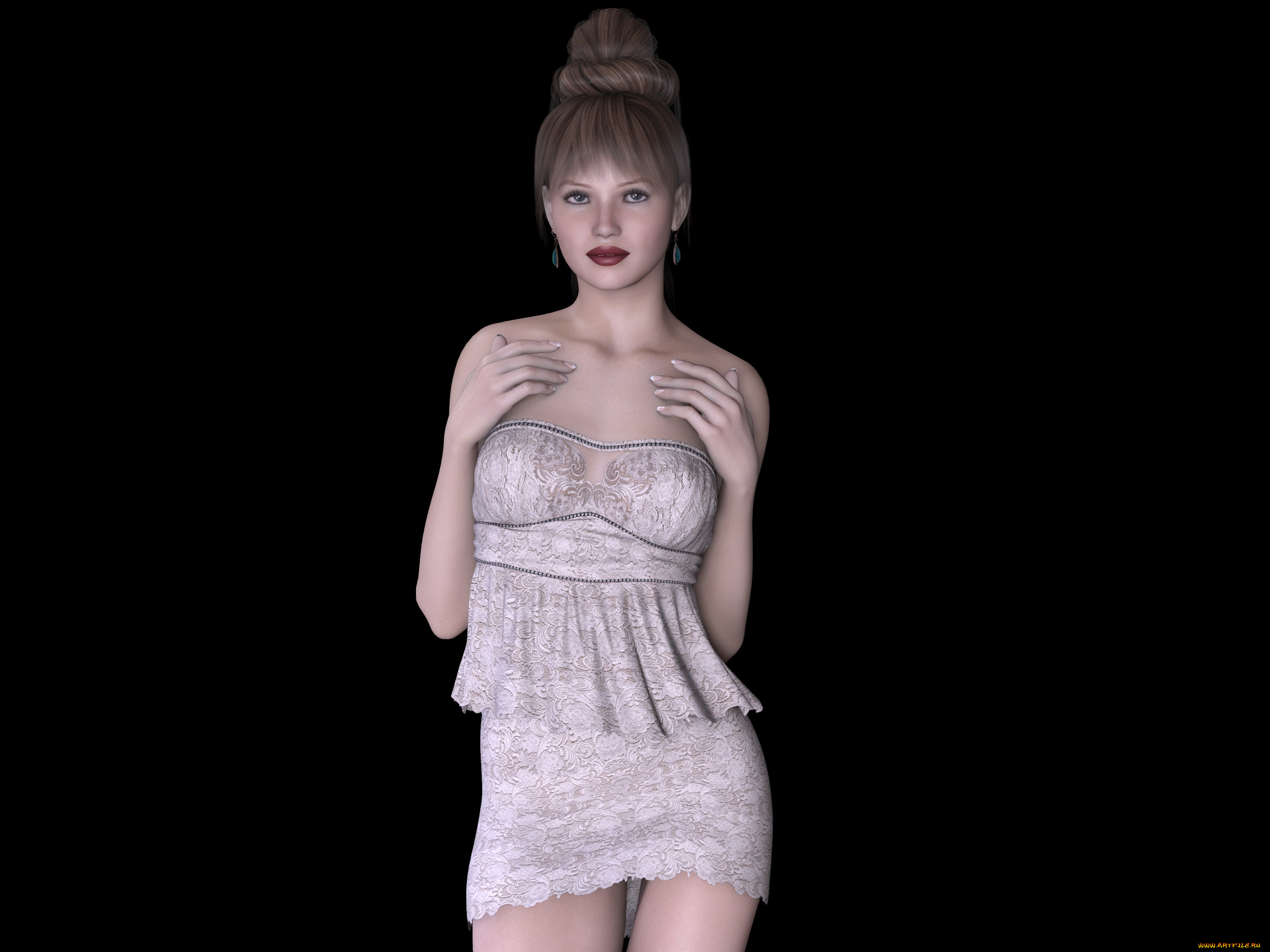 3д, графика, люди, , people, фон, взгляд, девушка