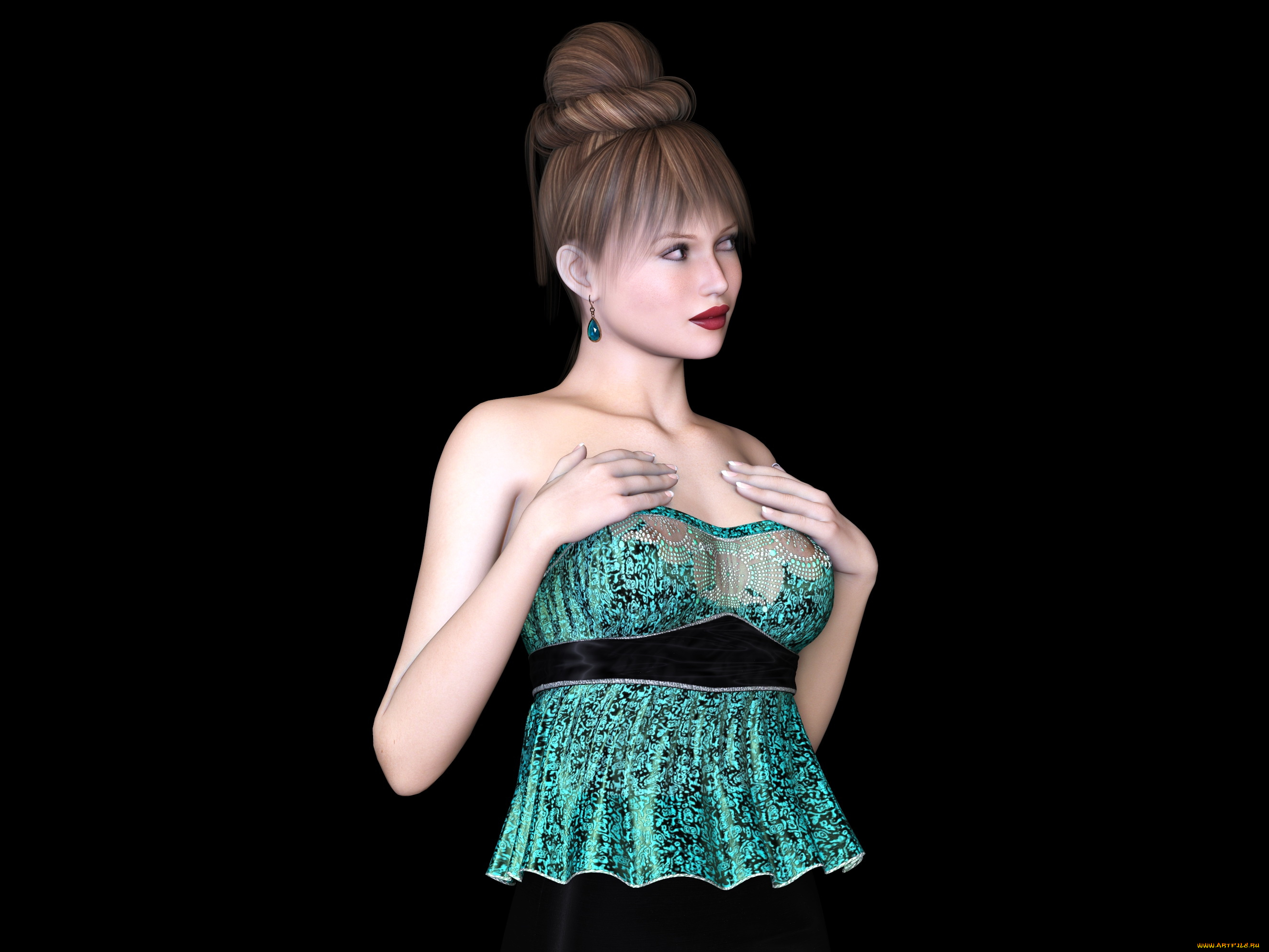 3д, графика, люди, , people, фон, взгляд, девушка