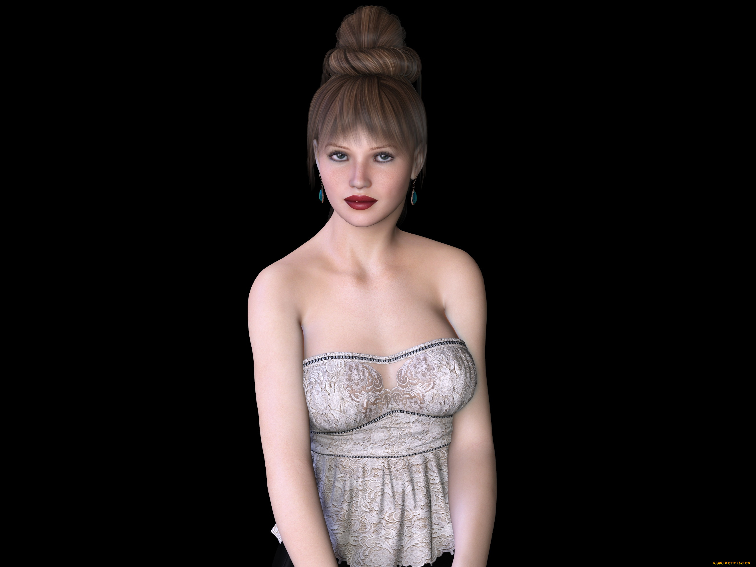 3д, графика, люди, , people, фон, взгляд, девушка