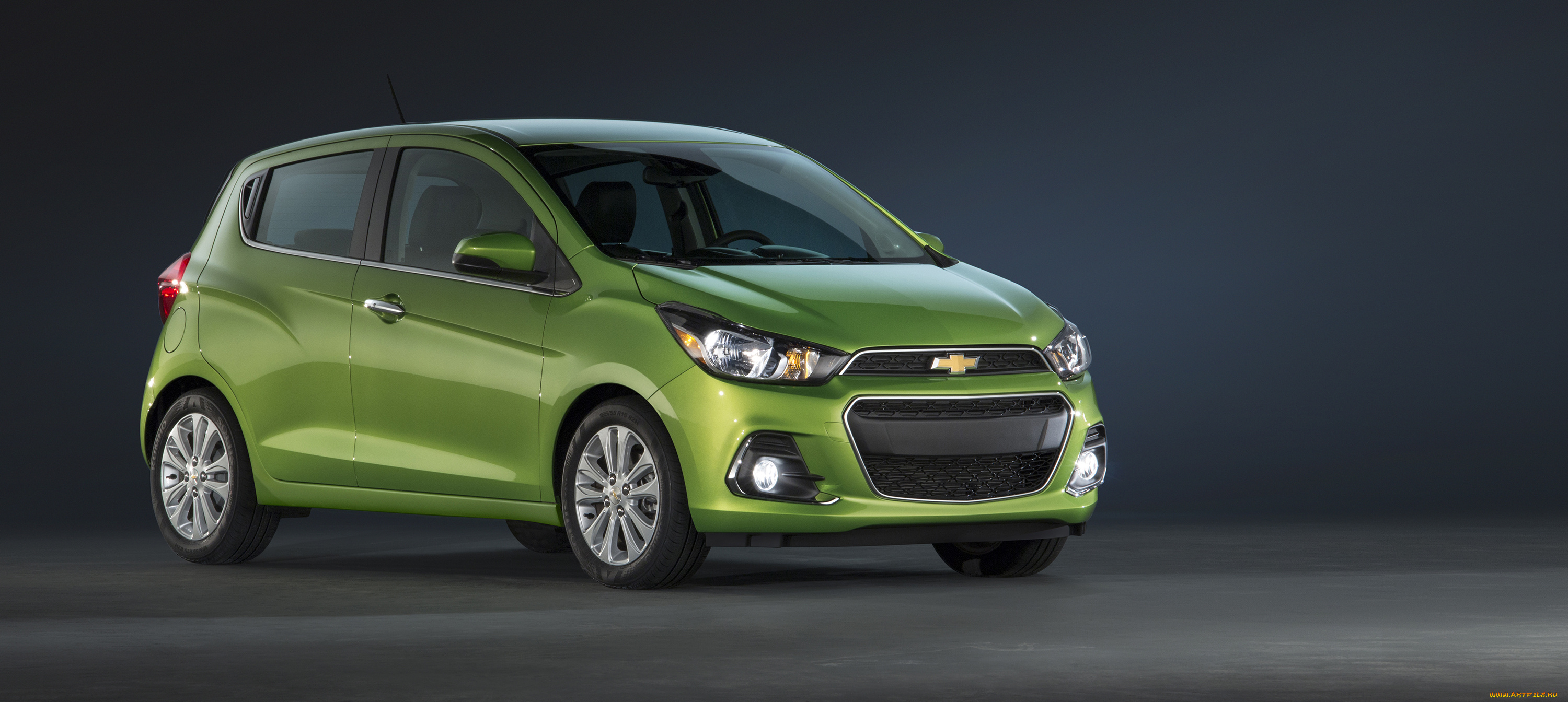 автомобили, chevrolet, spark, 2016, г, зеленый, us-spec