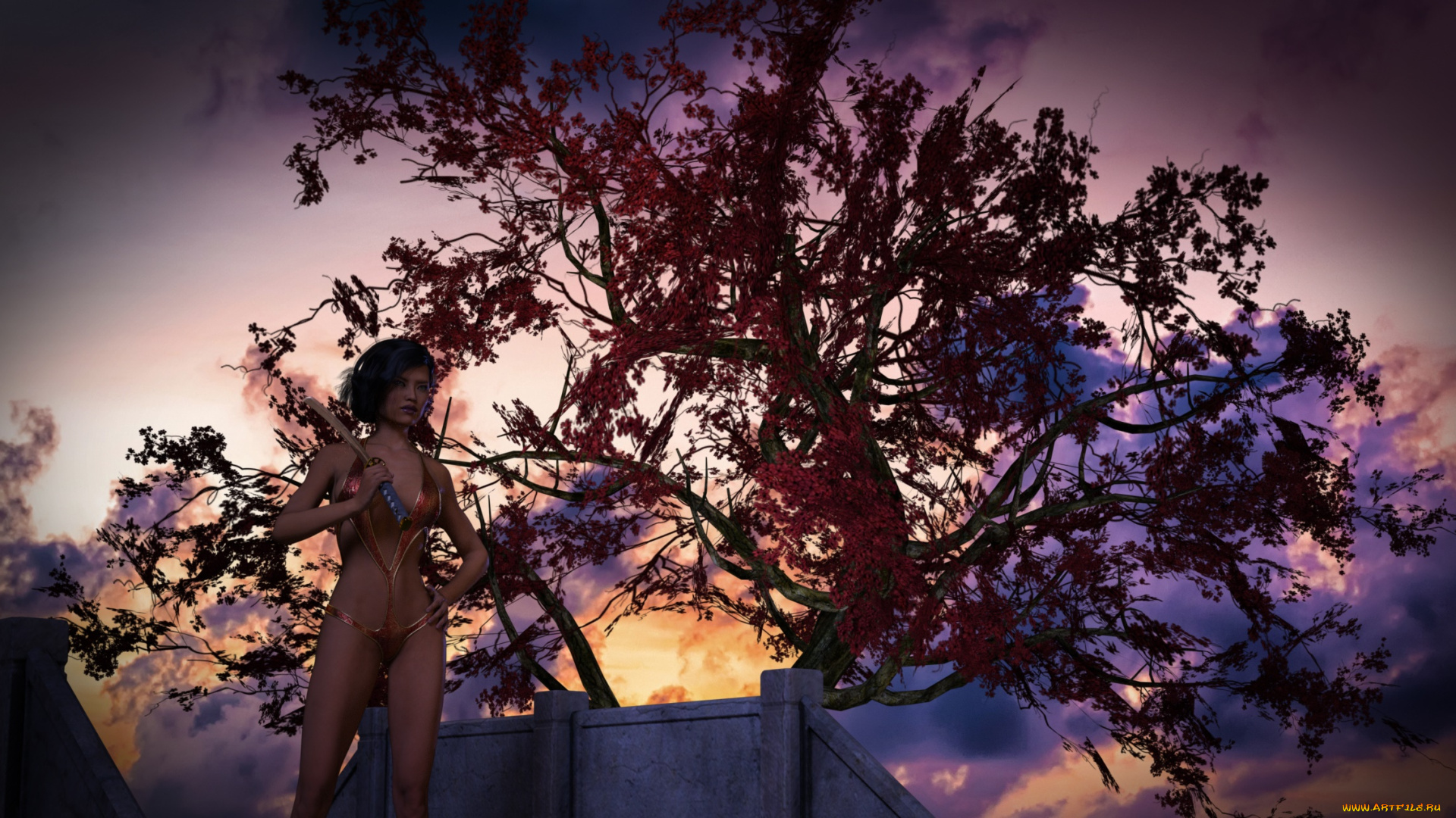 3д, графика, люди, , people, девушка, взгляд, фон