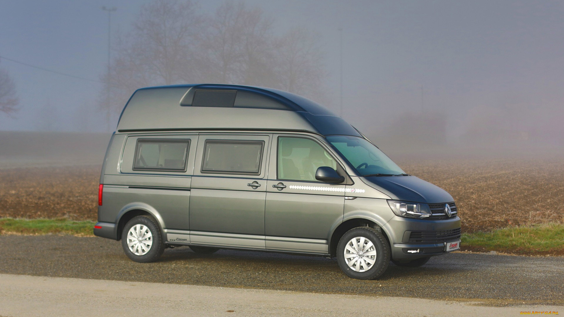 автомобили, volkswagen, 2016г, t6, octo-bus, fischer