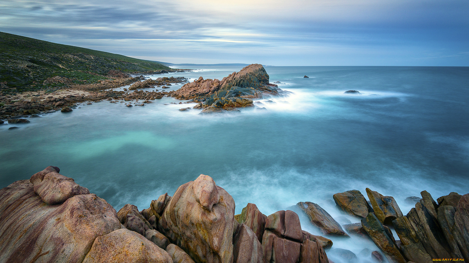 природа, побережье, берег, море