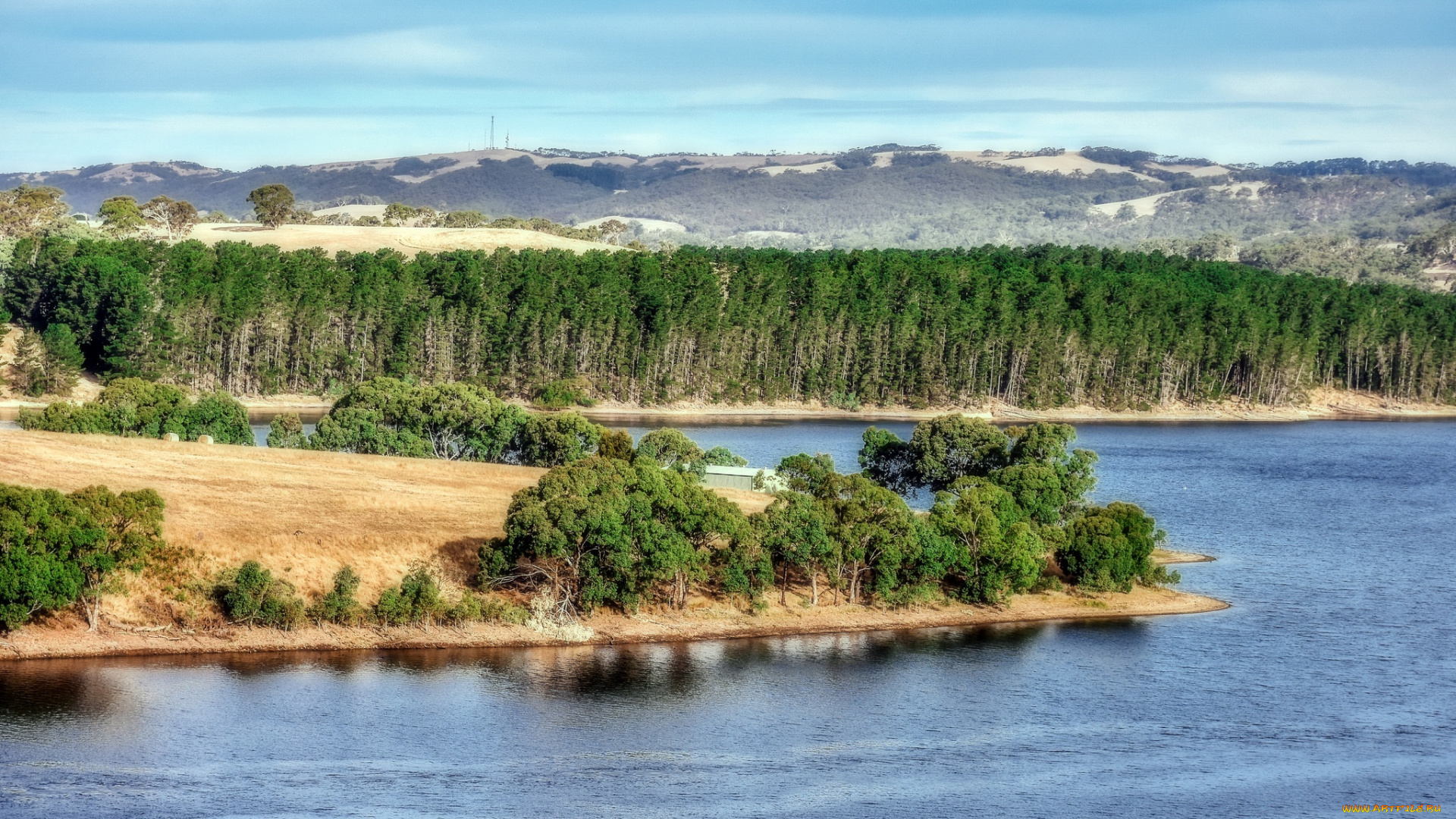 природа, побережье, берег, море