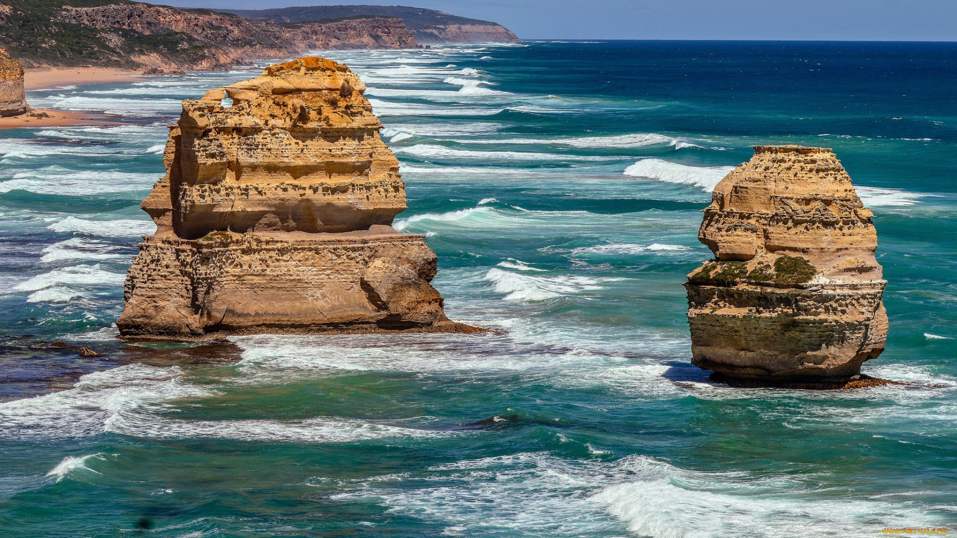 природа, побережье, берег, море