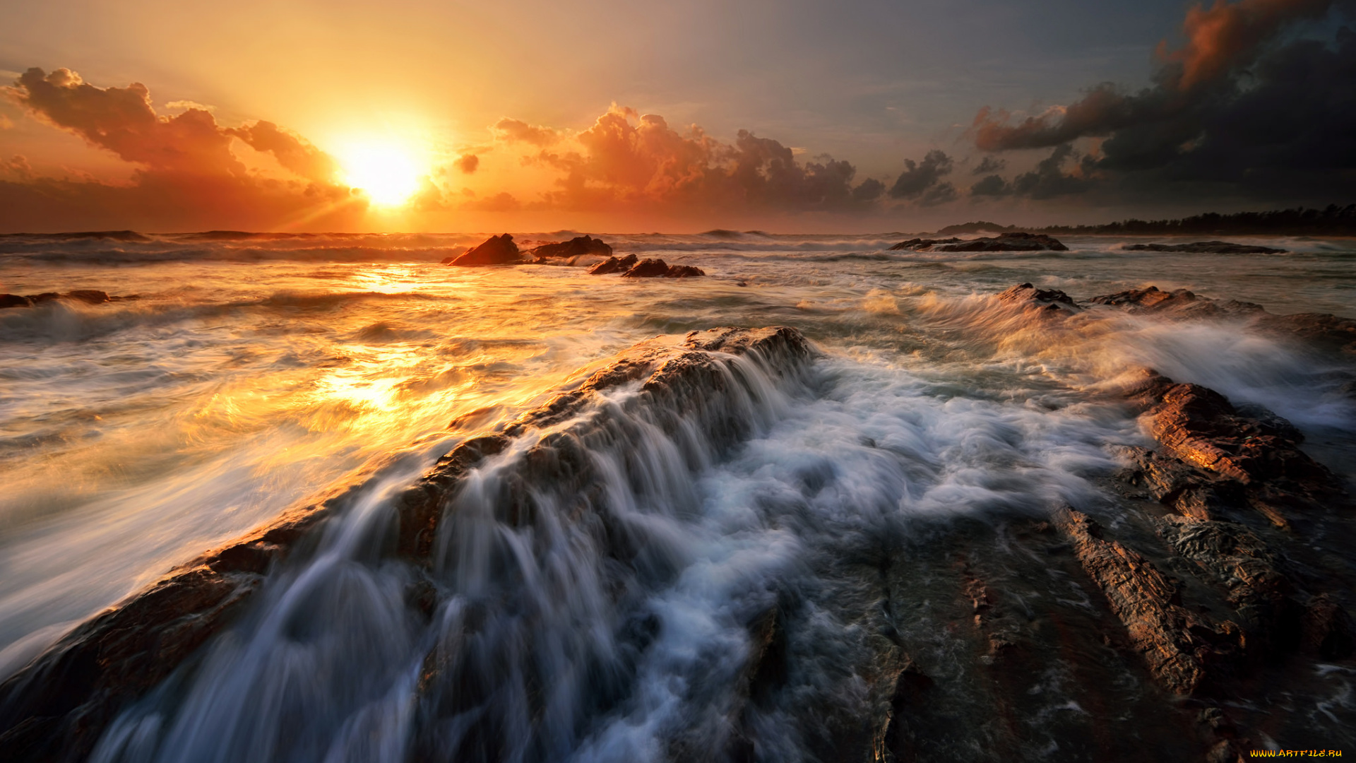 природа, восходы, закаты, рассвет