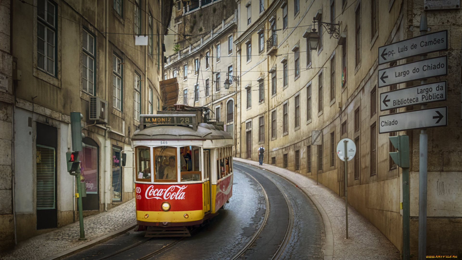 техника, трамваи, рельсы, трамвай