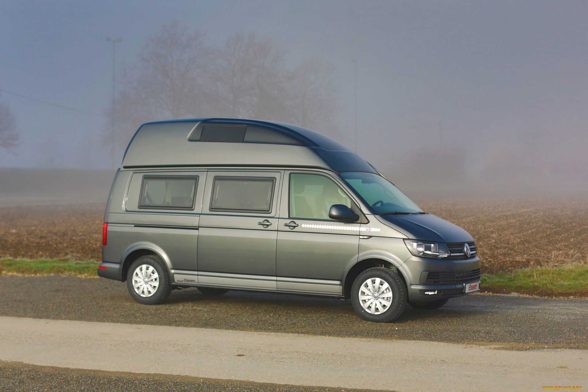 автомобили, volkswagen, 2016г, t6, octo-bus, fischer